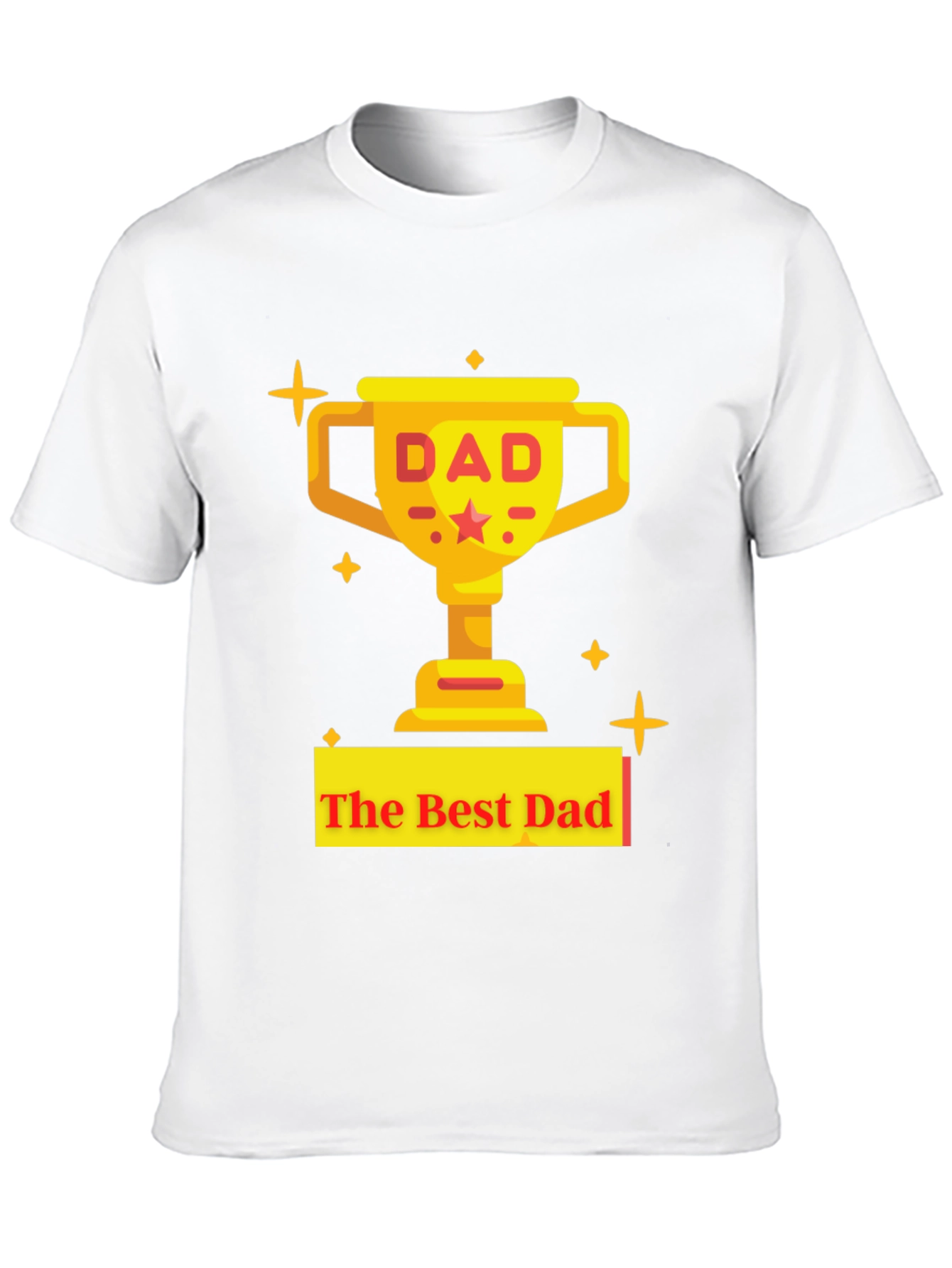 Best Dad Trophy Graphic T-Shirt