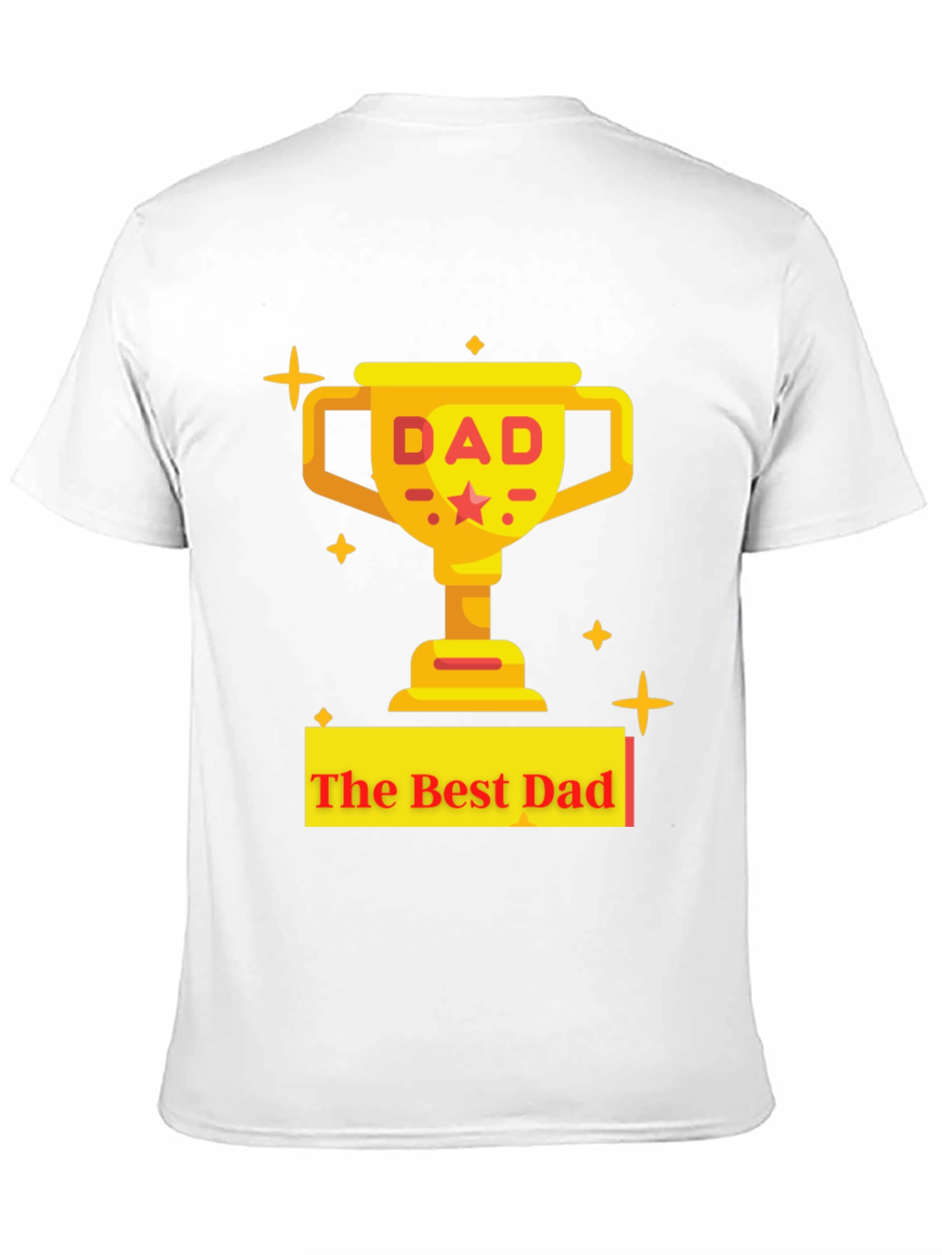 Best Dad Trophy Graphic T-Shirt