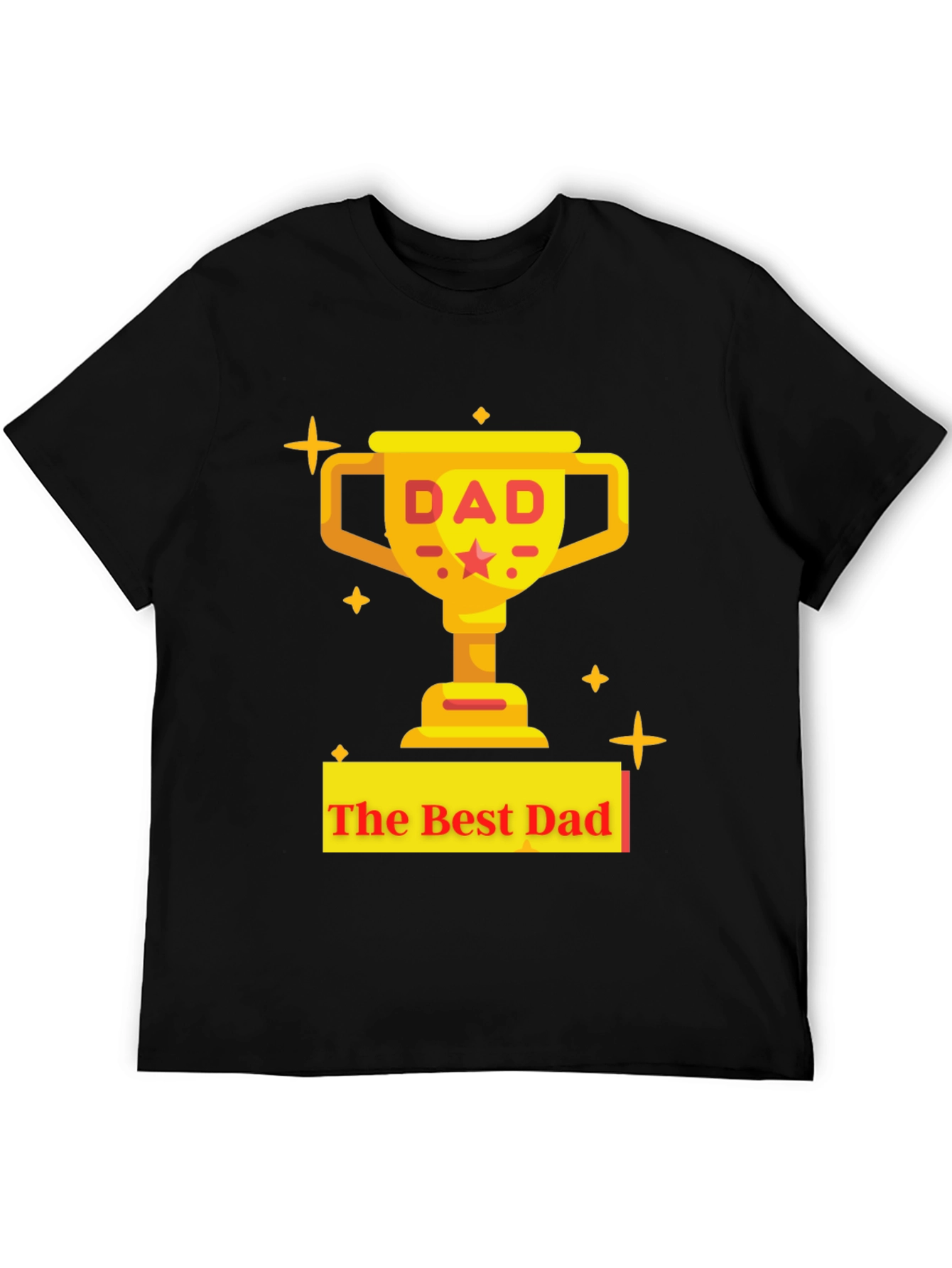 Best Dad Trophy Graphic T-Shirt