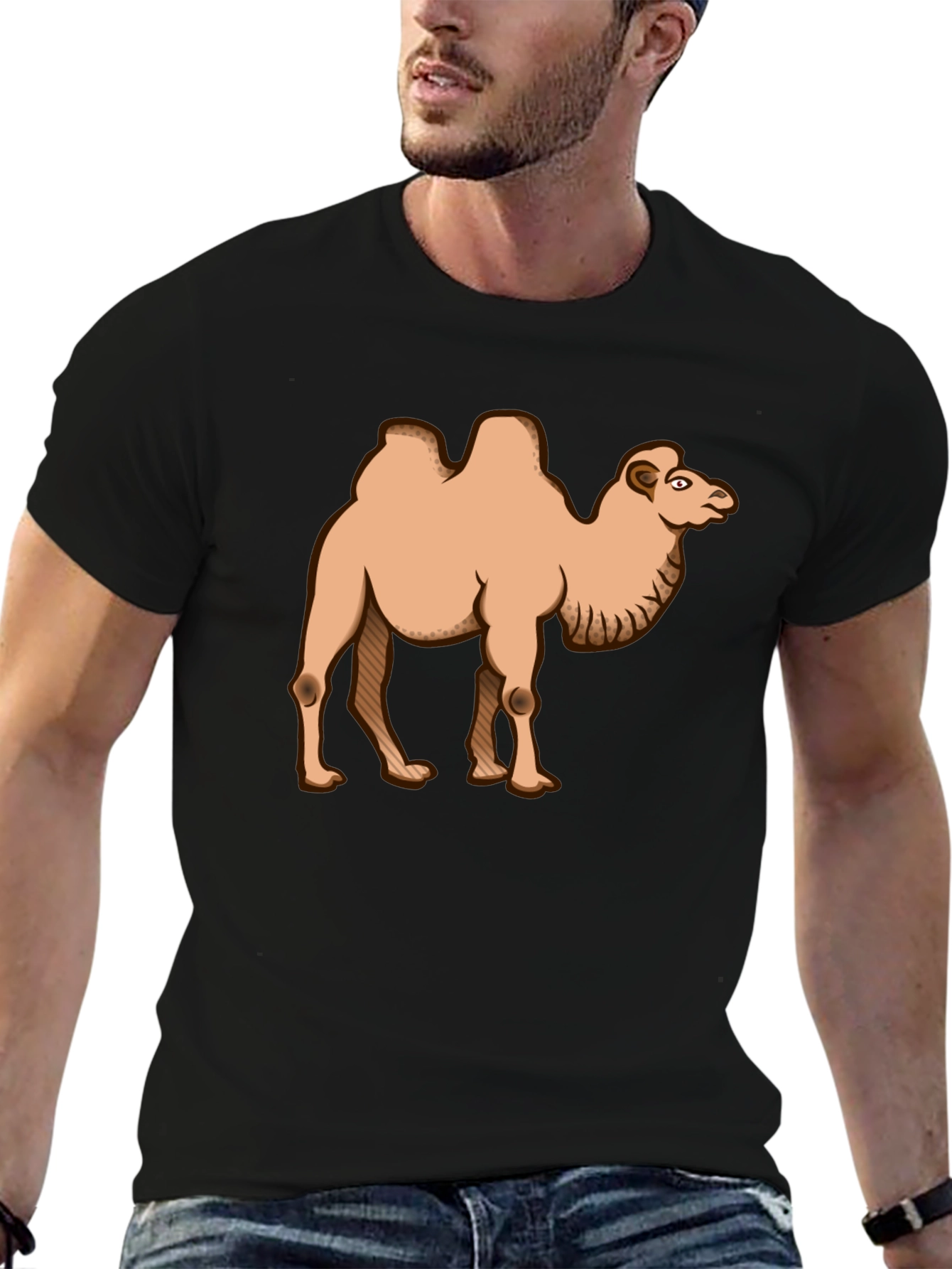 Camel T-Shirt - Unisex Crew Neck