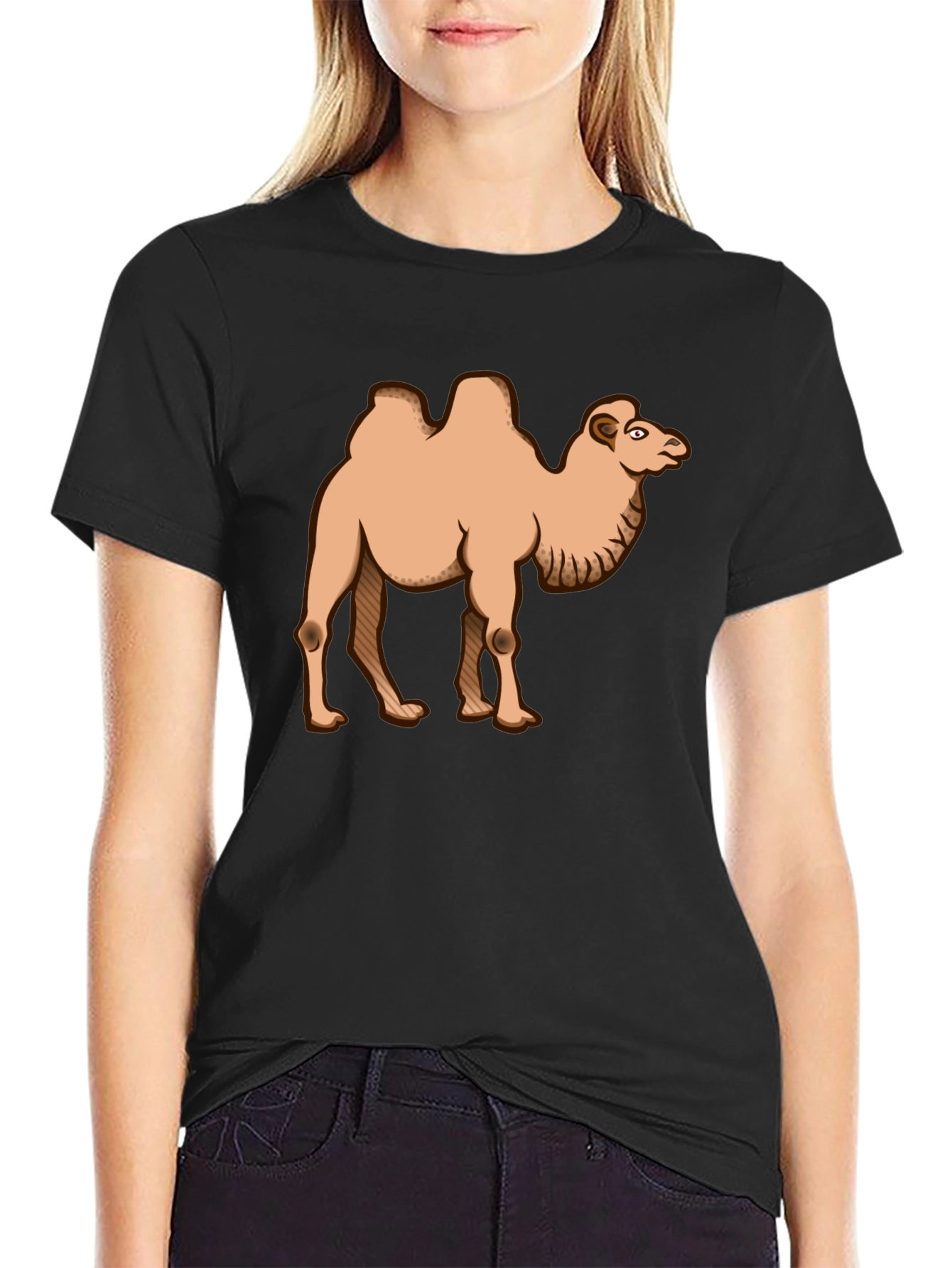 Camel T-Shirt - Unisex Crew Neck