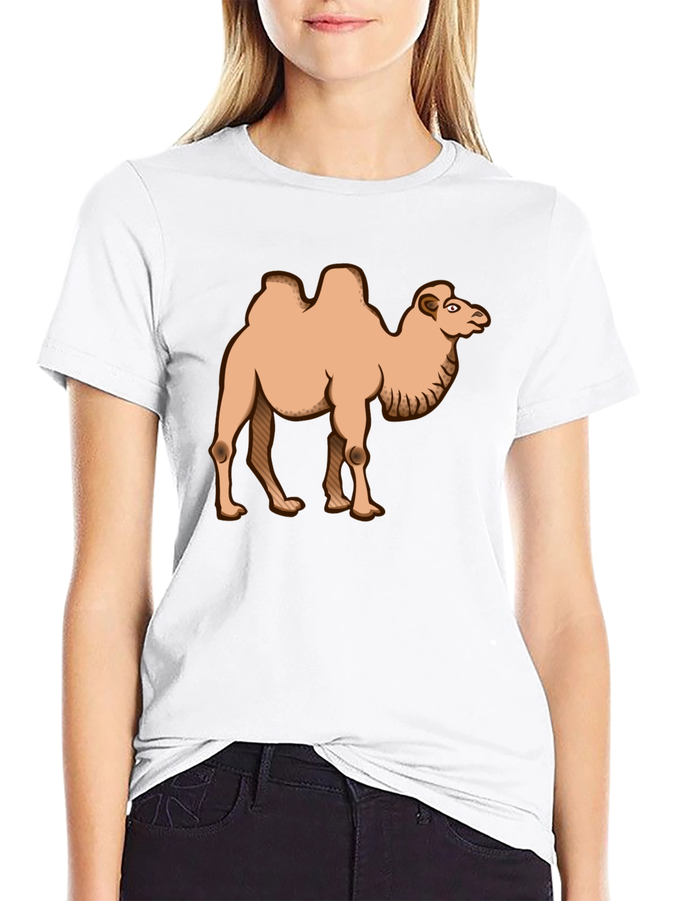 Camel T-Shirt - Unisex Crew Neck