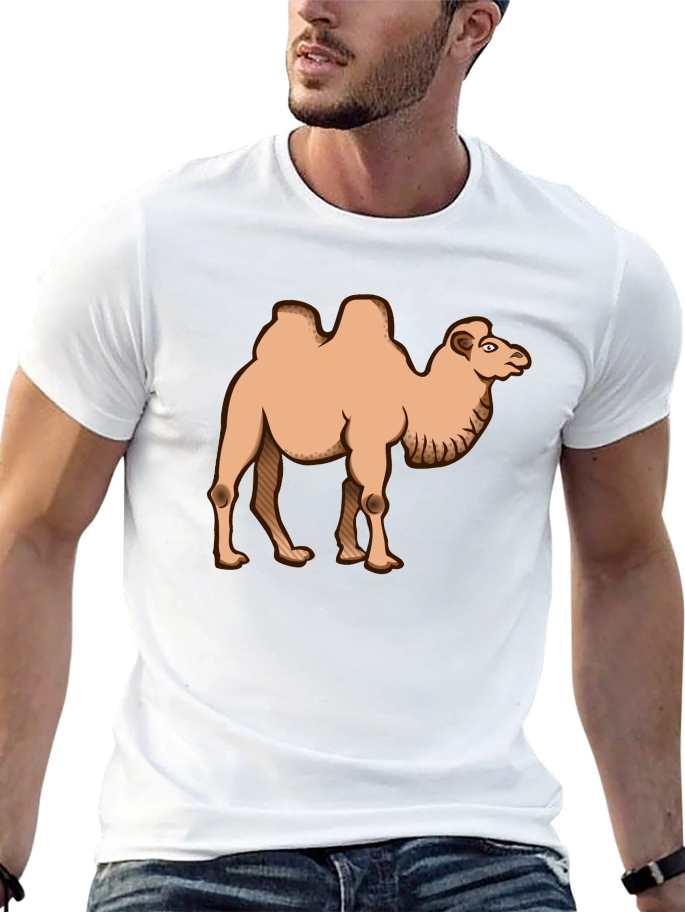 Camel T-Shirt - Unisex Crew Neck