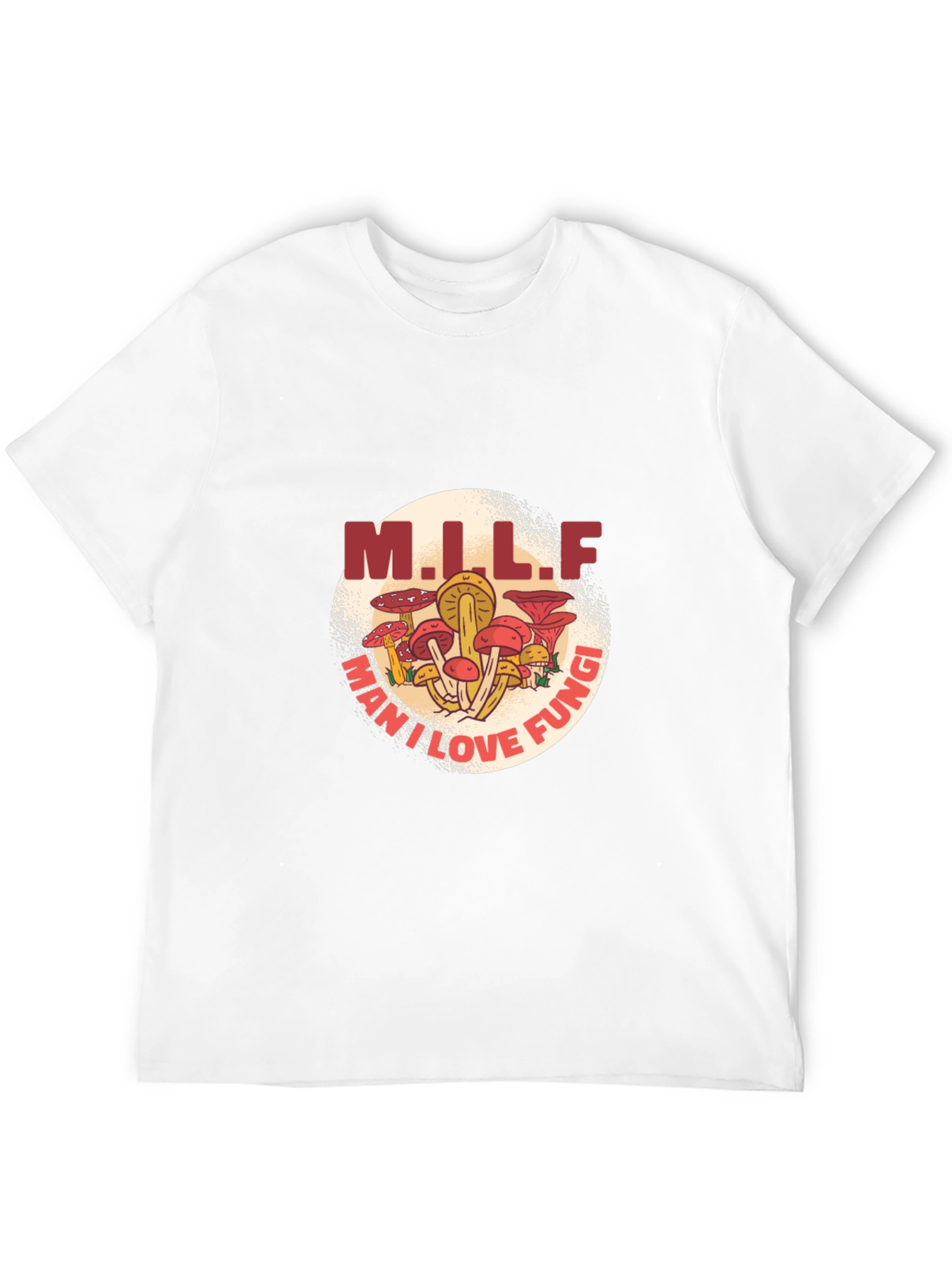 MILF Man I Love Fungi Black T-Shirt