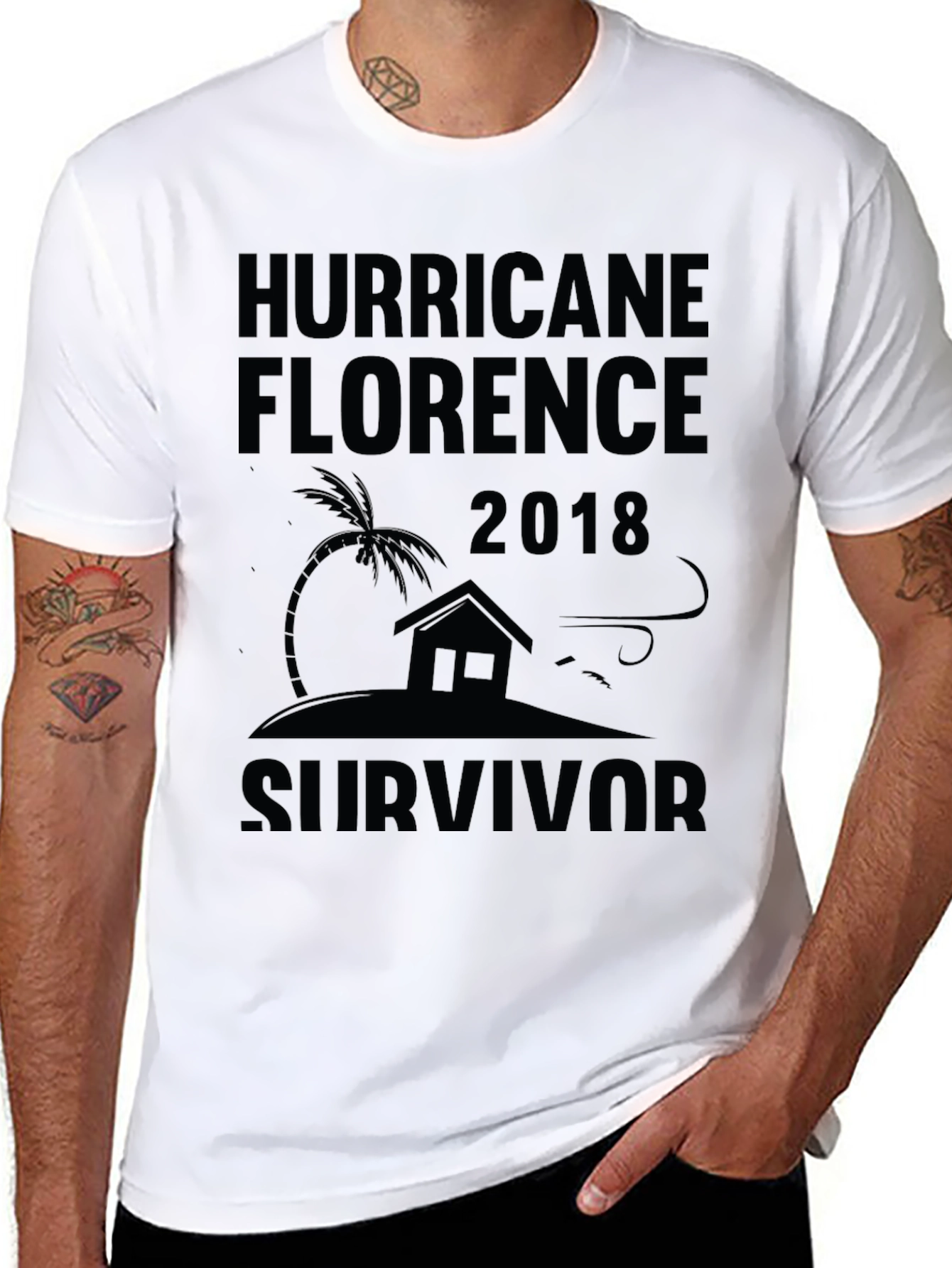 Hurricane Florence 2018 Survivor T-Shirt