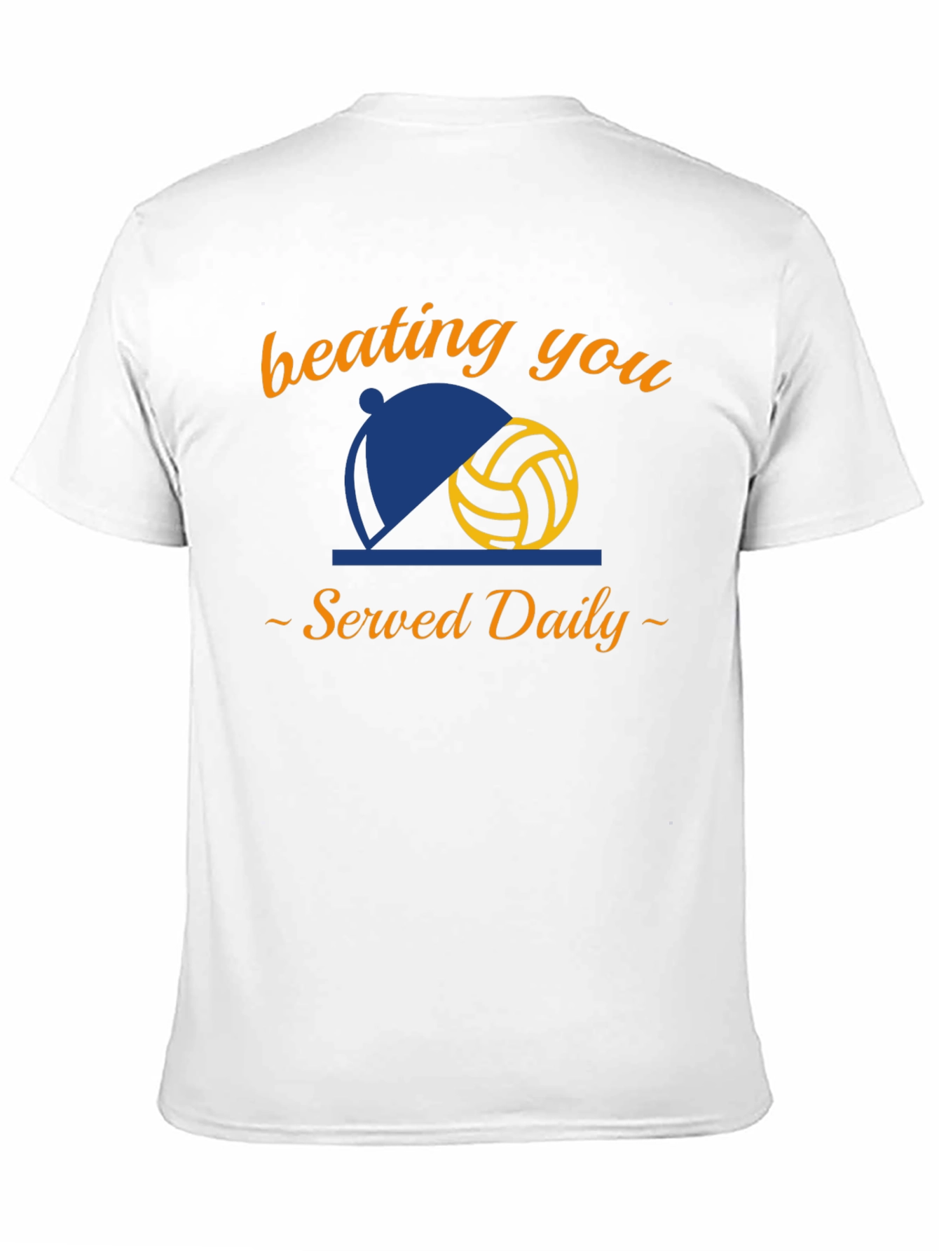 Volleyball Served Daily Black T-Shirt