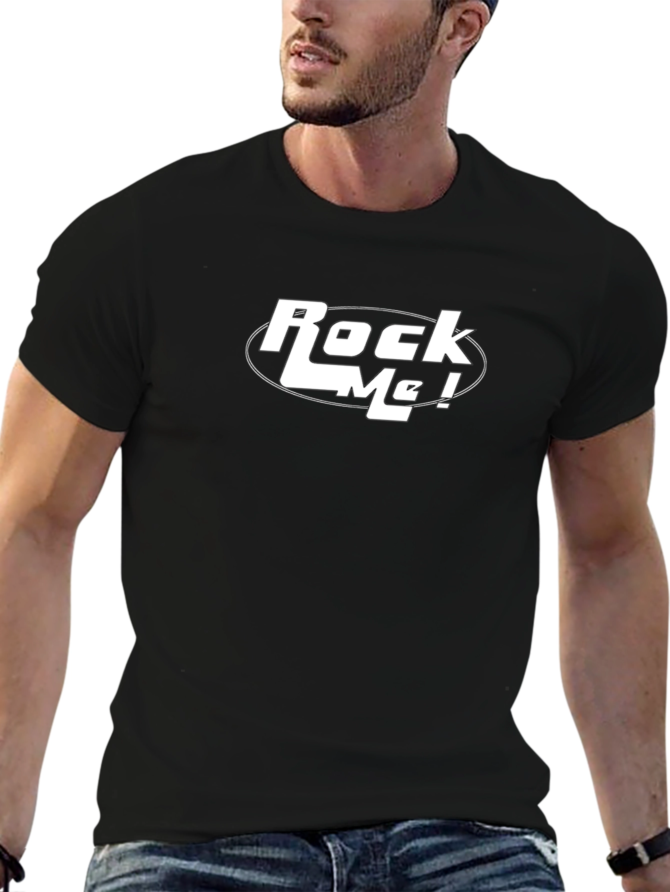 Rock Me Graphic Tee - Black