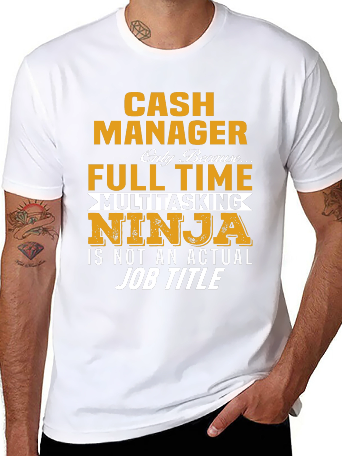 Cash Manager Full Time Ninja T-Shirt