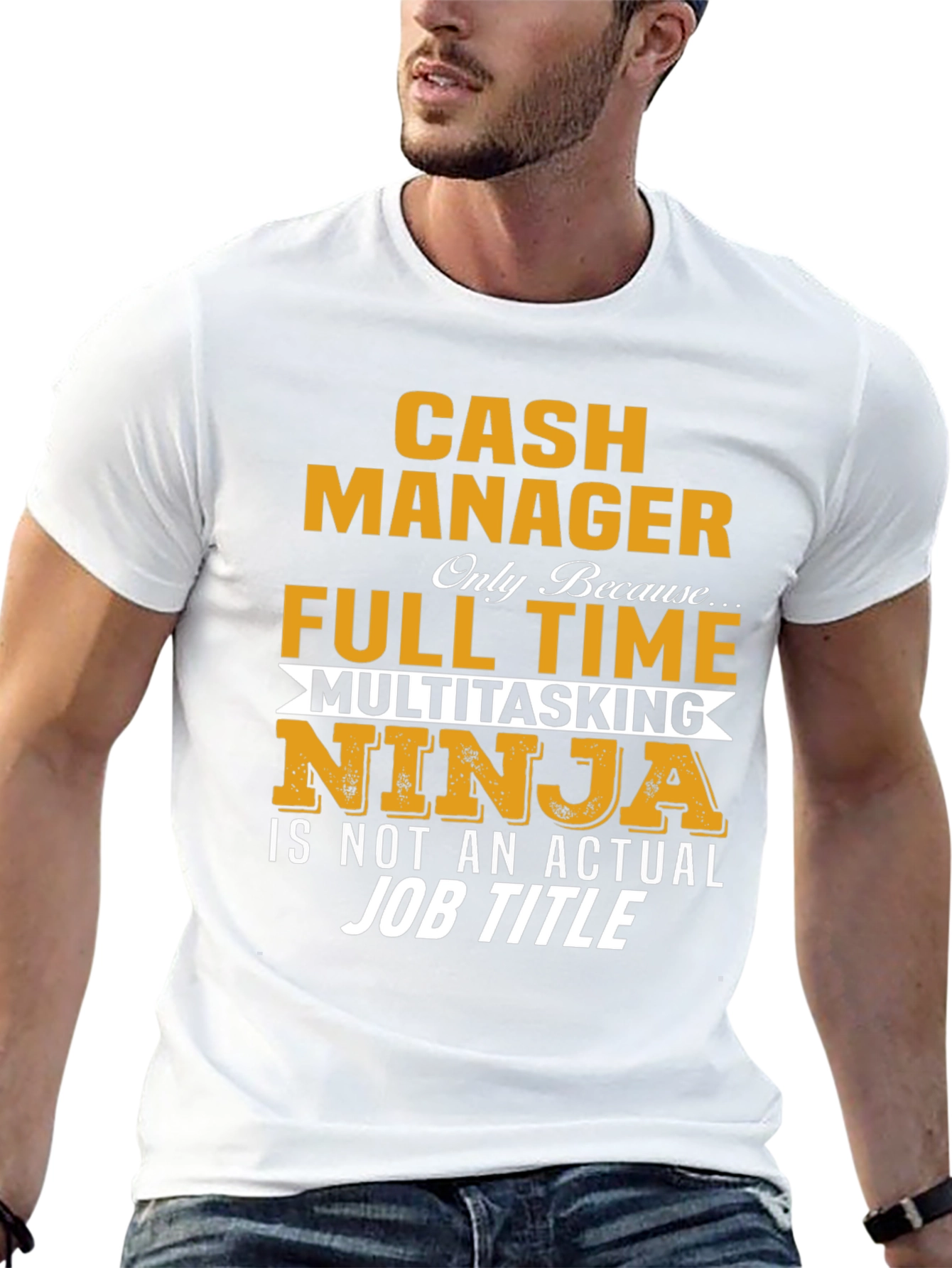 Cash Manager Full Time Ninja T-Shirt
