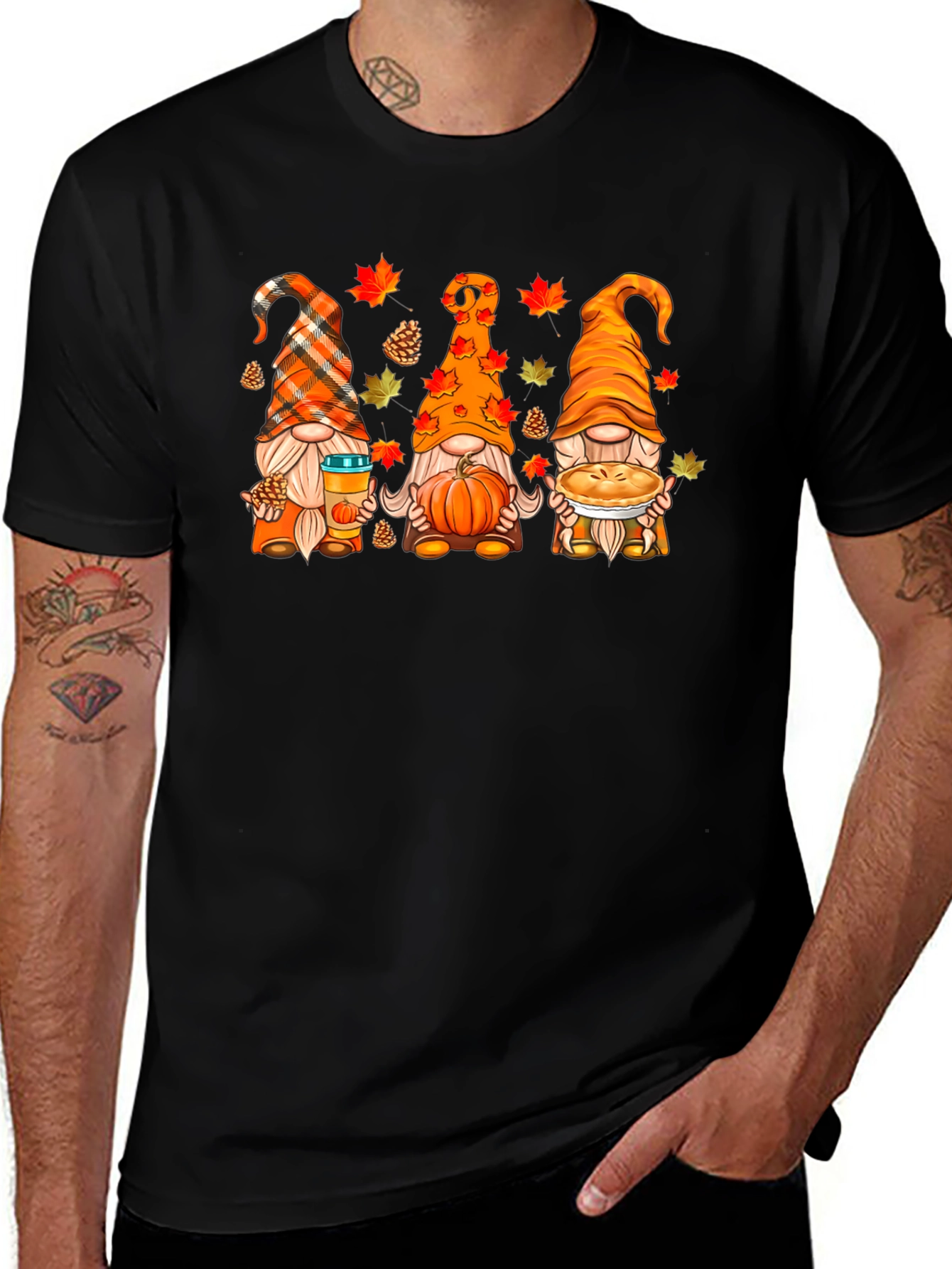 Fall Gnomes T-Shirt - Autumn Harvest