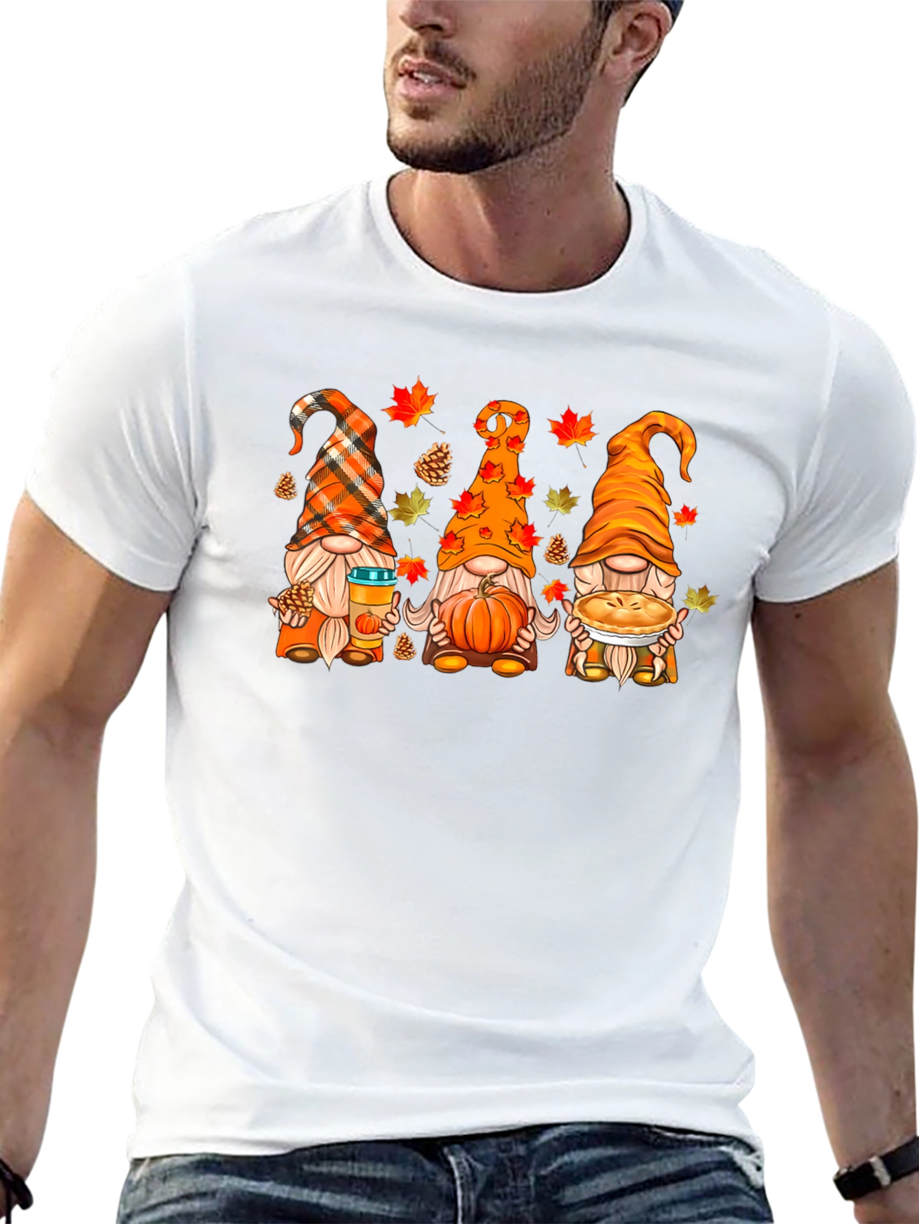 Fall Gnomes T-Shirt - Autumn Harvest