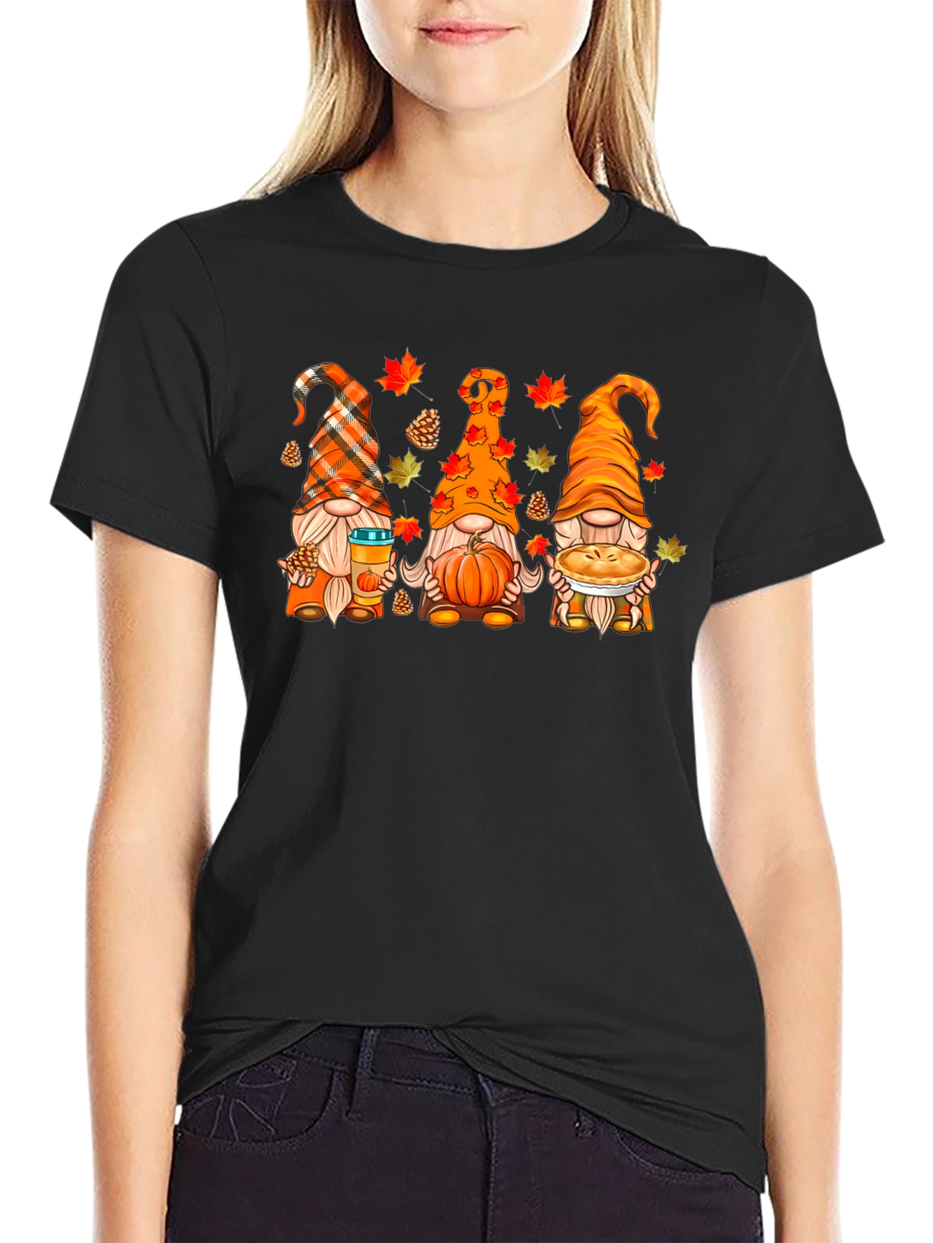 Fall Gnomes T-Shirt - Autumn Harvest