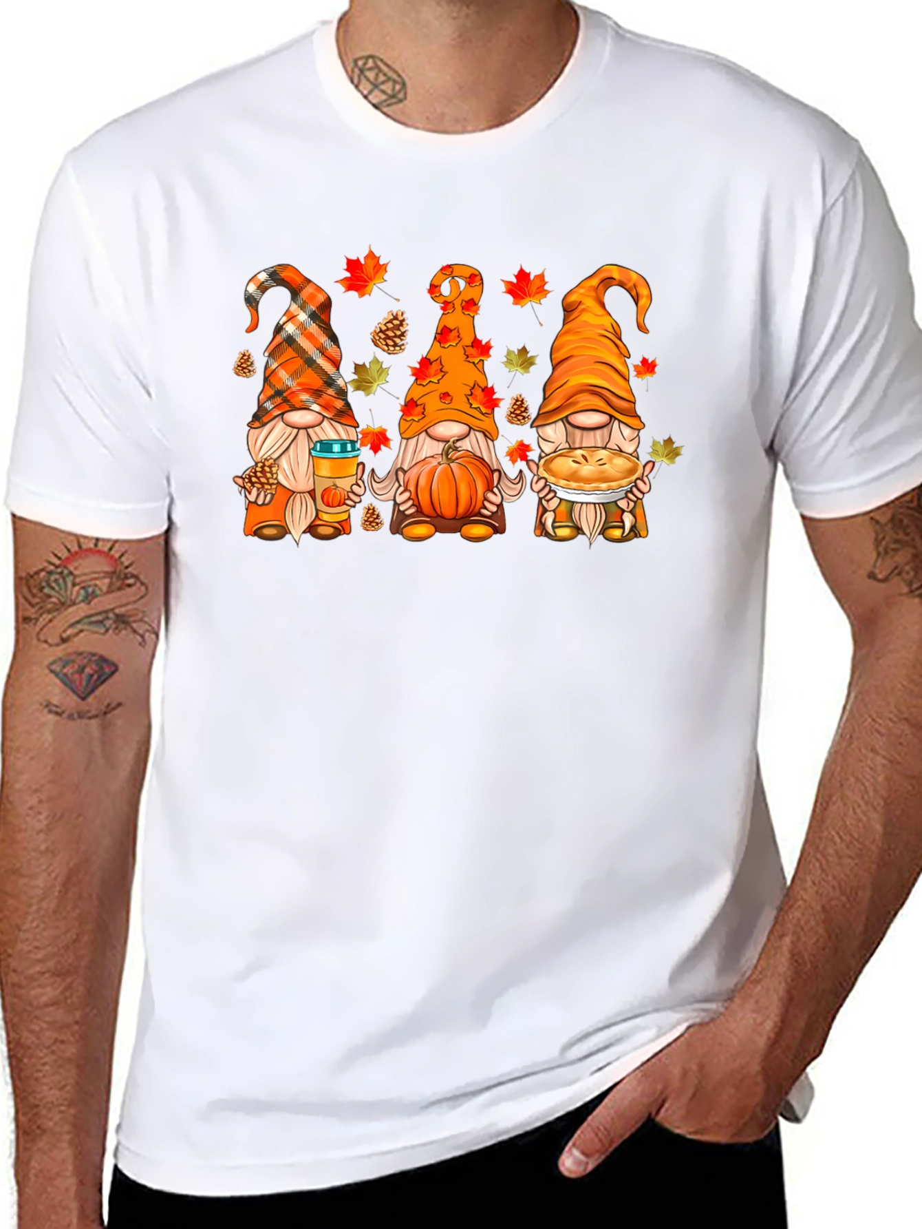 Fall Gnomes T-Shirt - Autumn Harvest