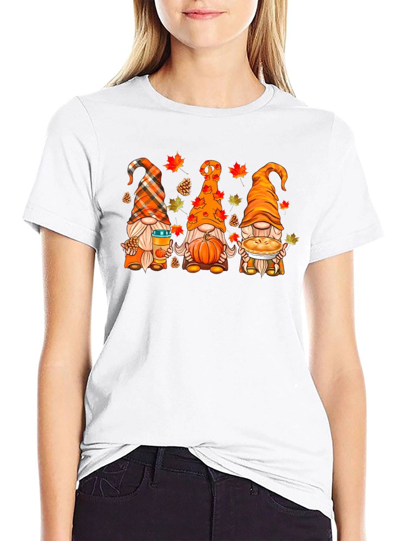 Fall Gnomes T-Shirt - Autumn Harvest