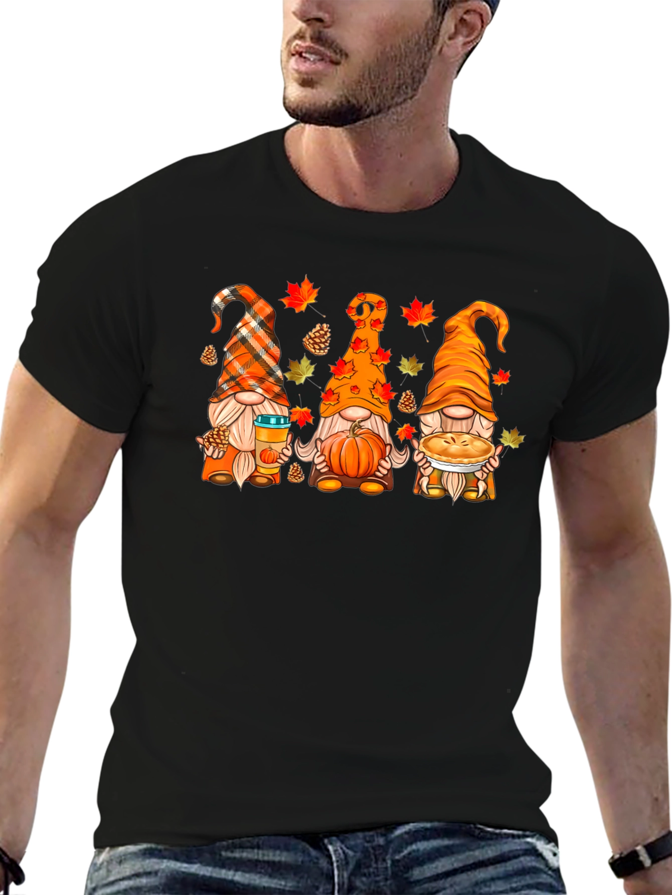 Fall Gnomes T-Shirt - Autumn Harvest