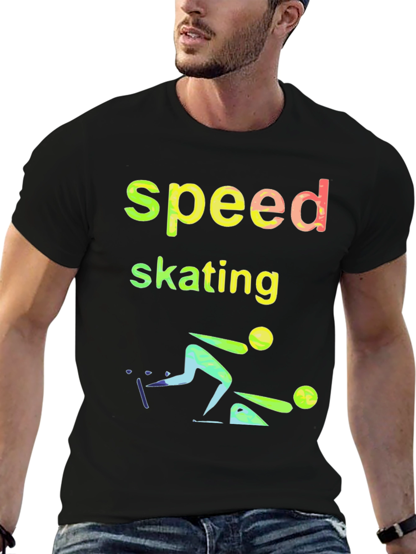 Speed Skating Graphic Tee