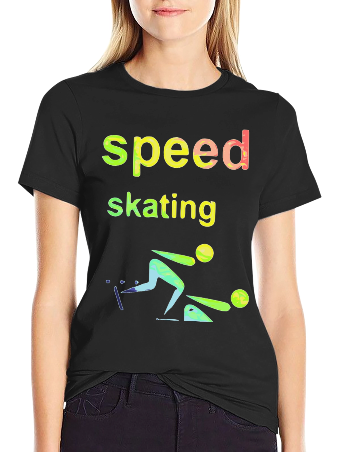 Speed Skating Graphic Tee