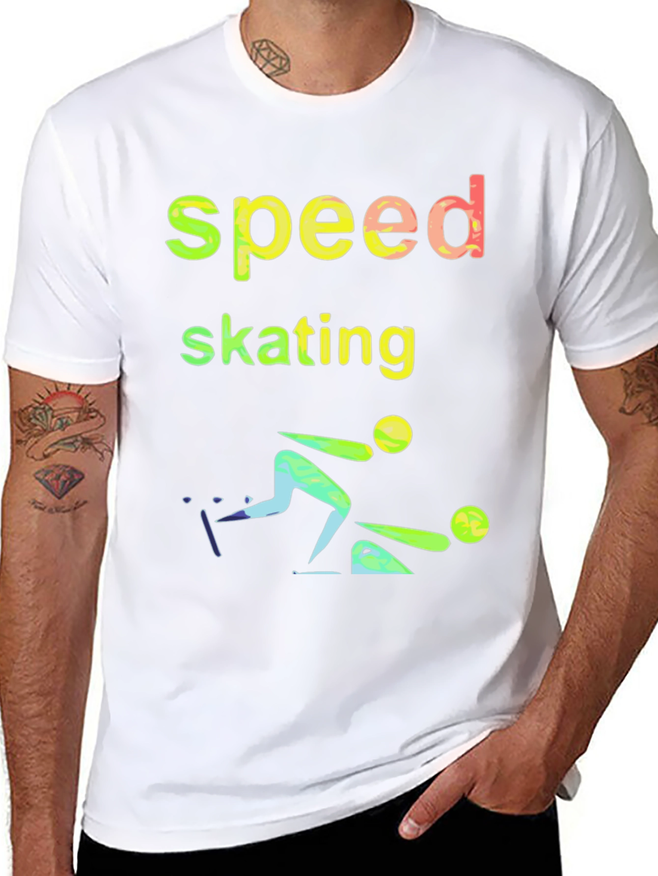 Speed Skating Graphic Tee