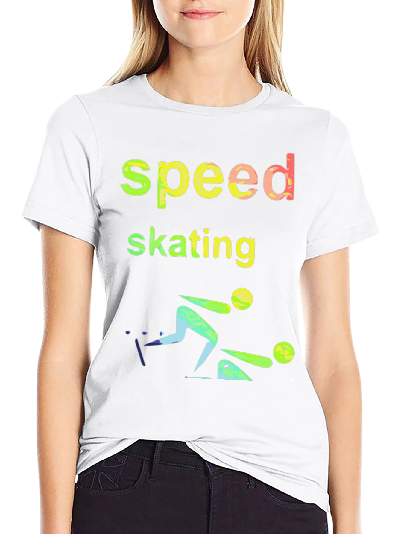 Speed Skating Graphic Tee