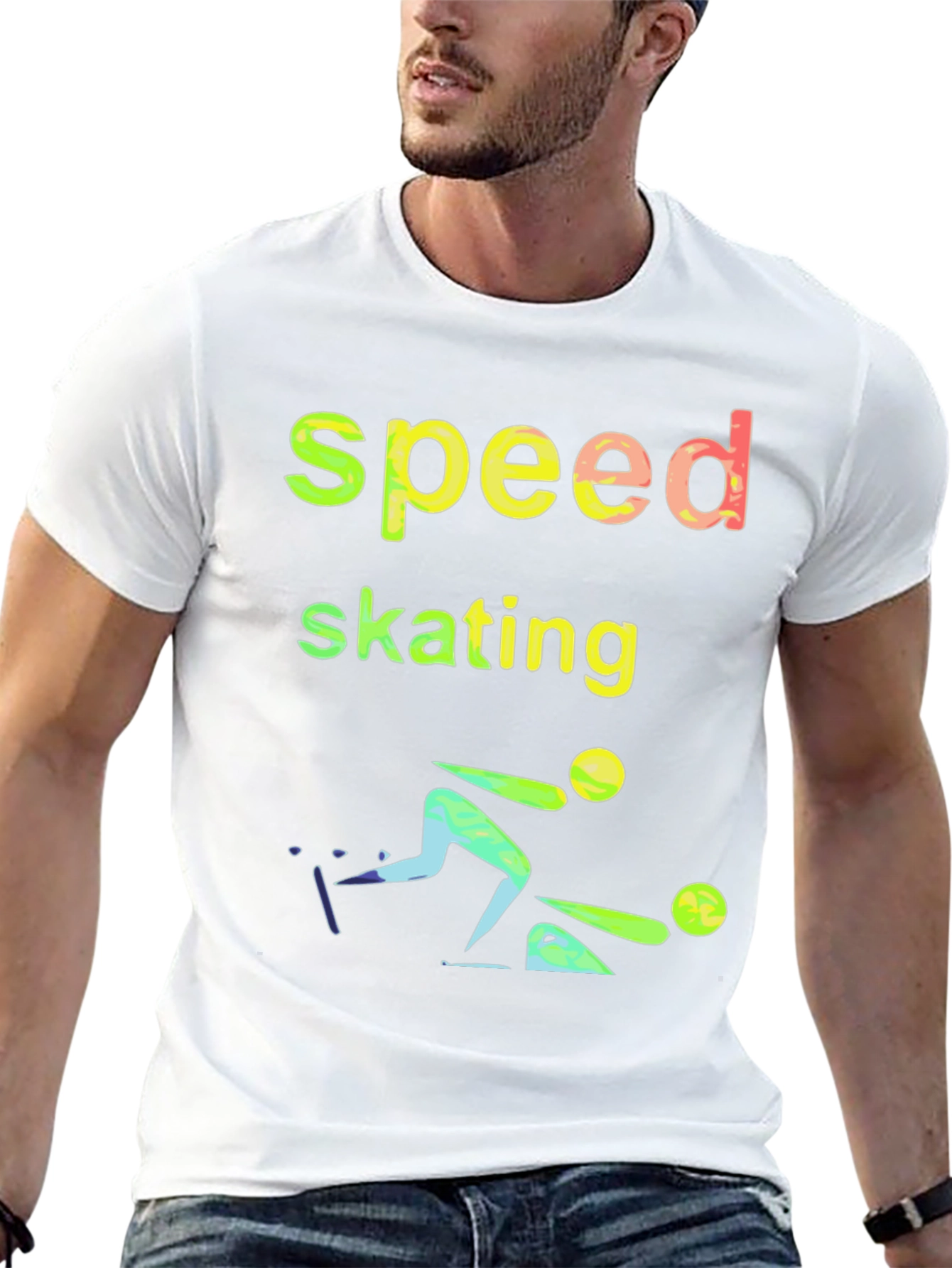 Speed Skating Graphic Tee
