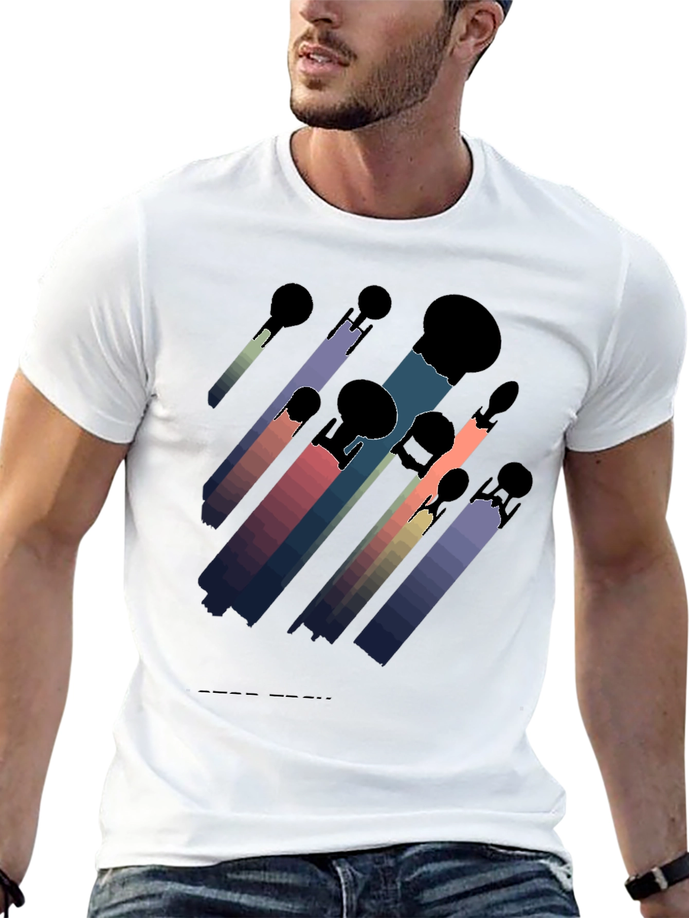 Star Trek Ships Graphic T-Shirt - Boldly Stylish