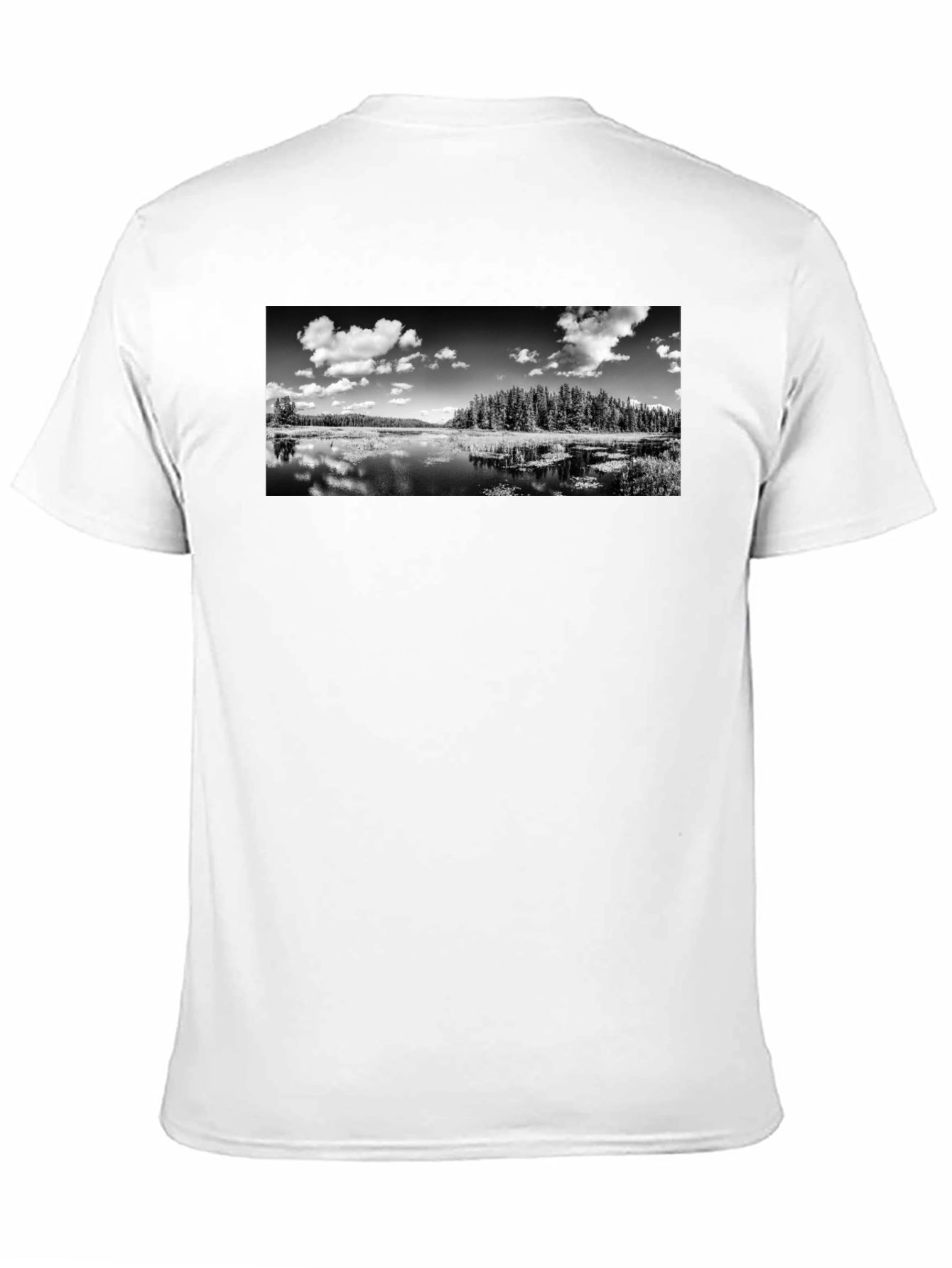 Monochrome Lake Graphic T-Shirt