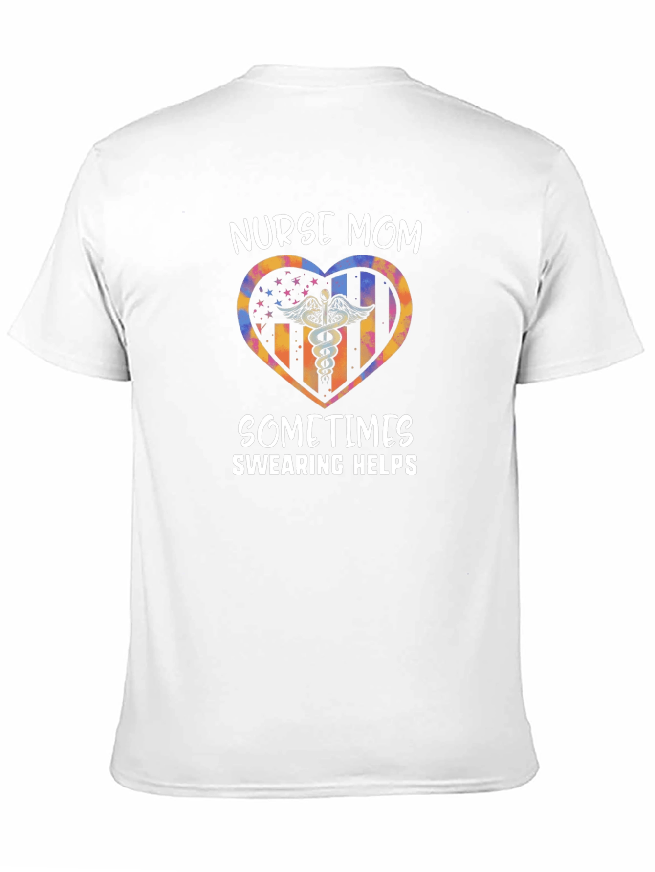 Nurse Mom Swearing Helps Graphic T-Shirt