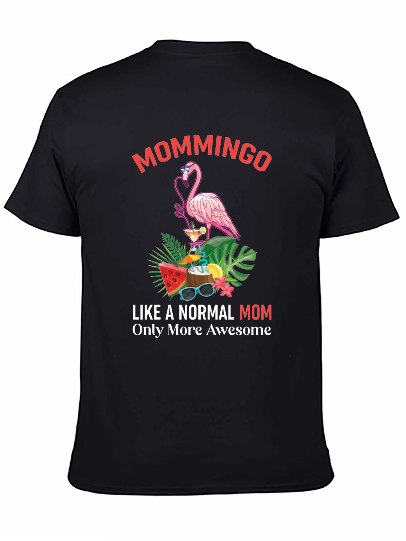 Mommingo T-Shirt - Tropical Flamingo Mom Tee