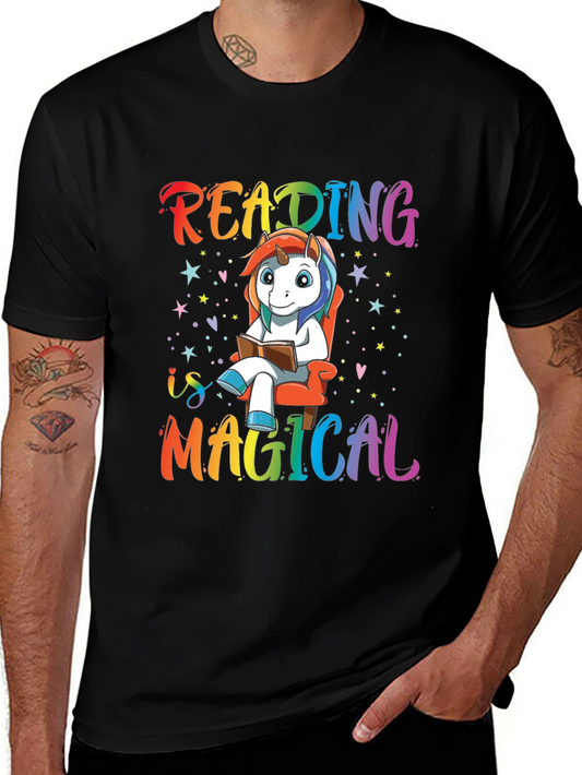 Reading is Magical Unicorn T-Shirt