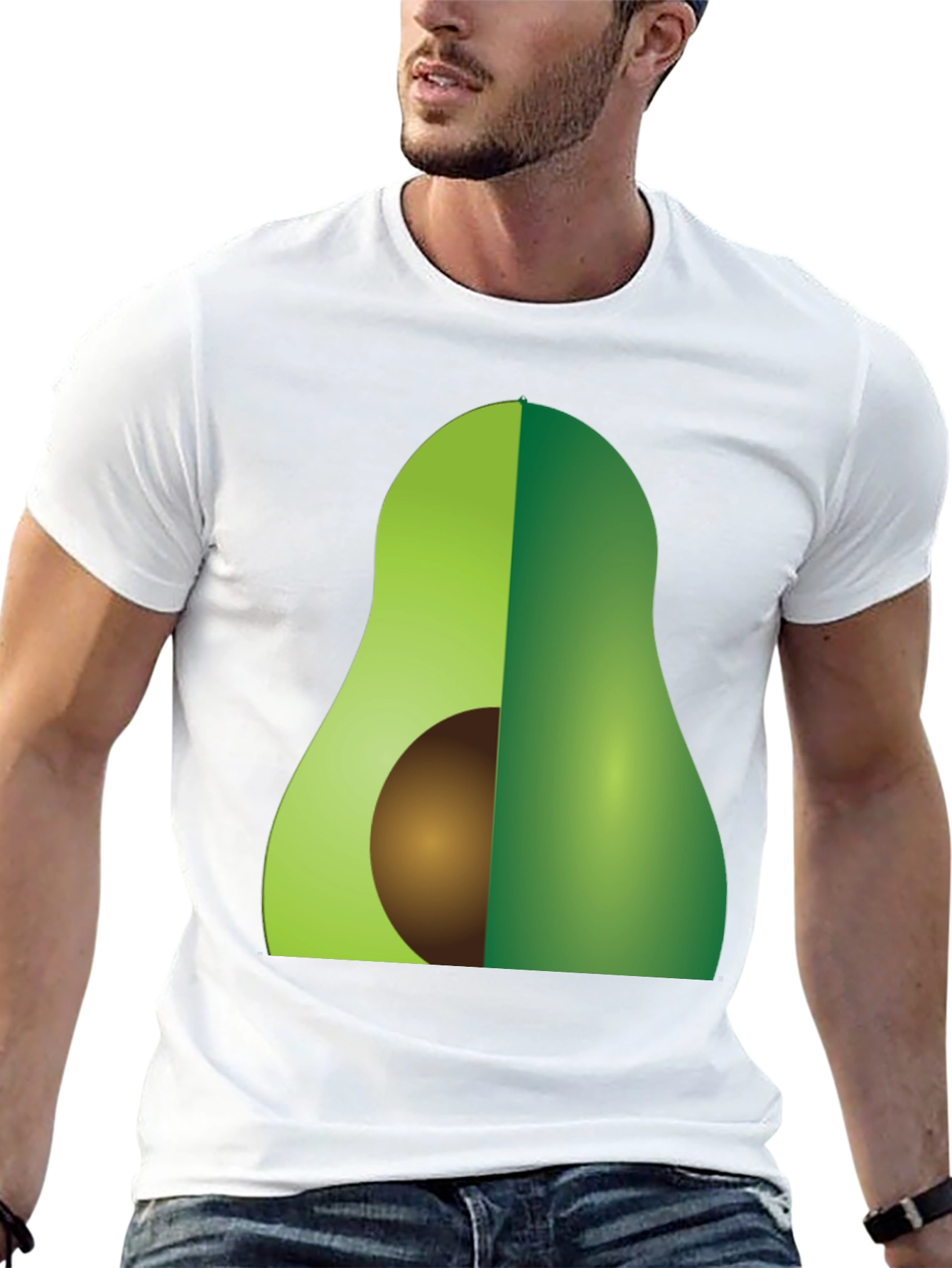 Avocado Graphic Tee - Black T-Shirt
