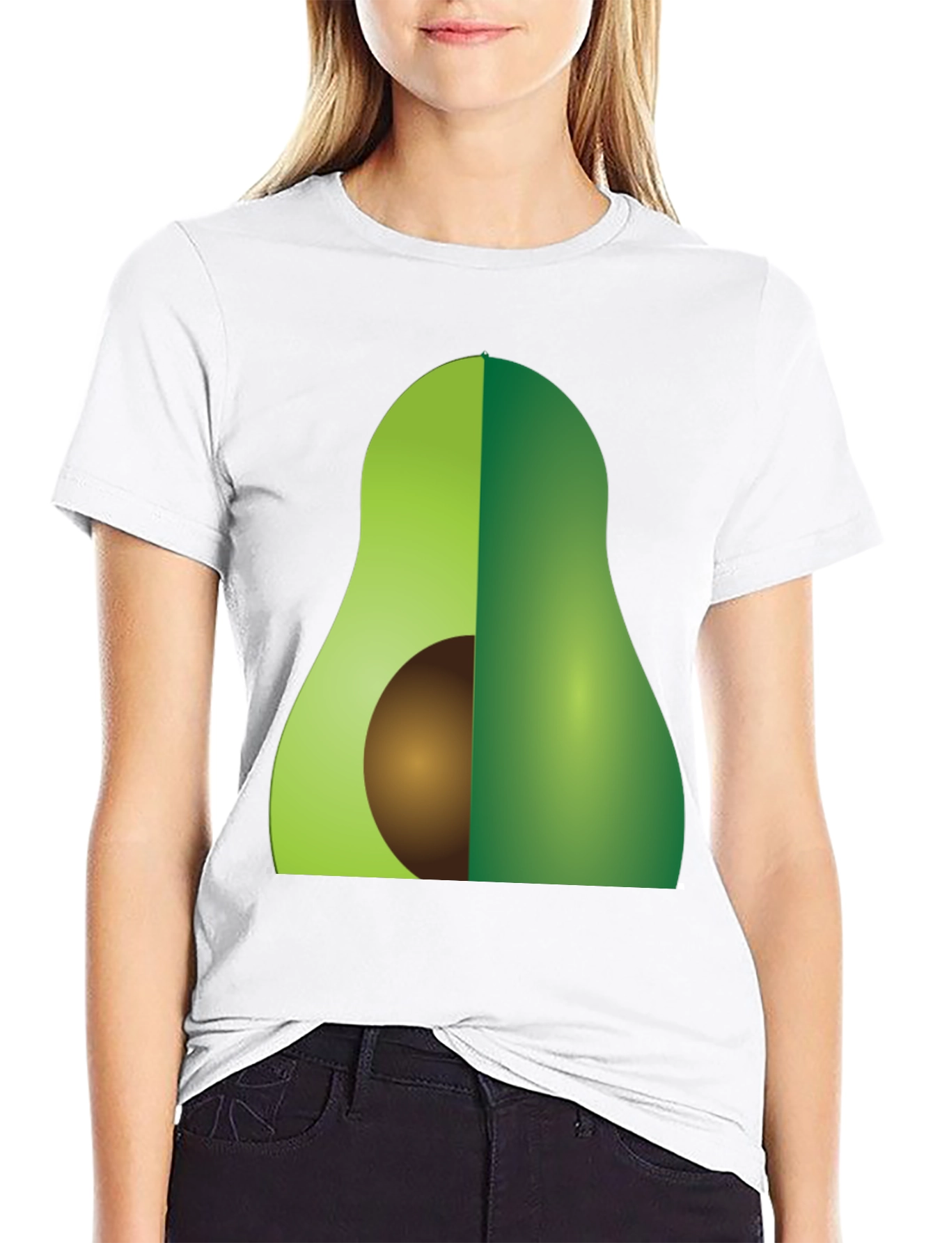 Avocado Graphic Tee - Black T-Shirt