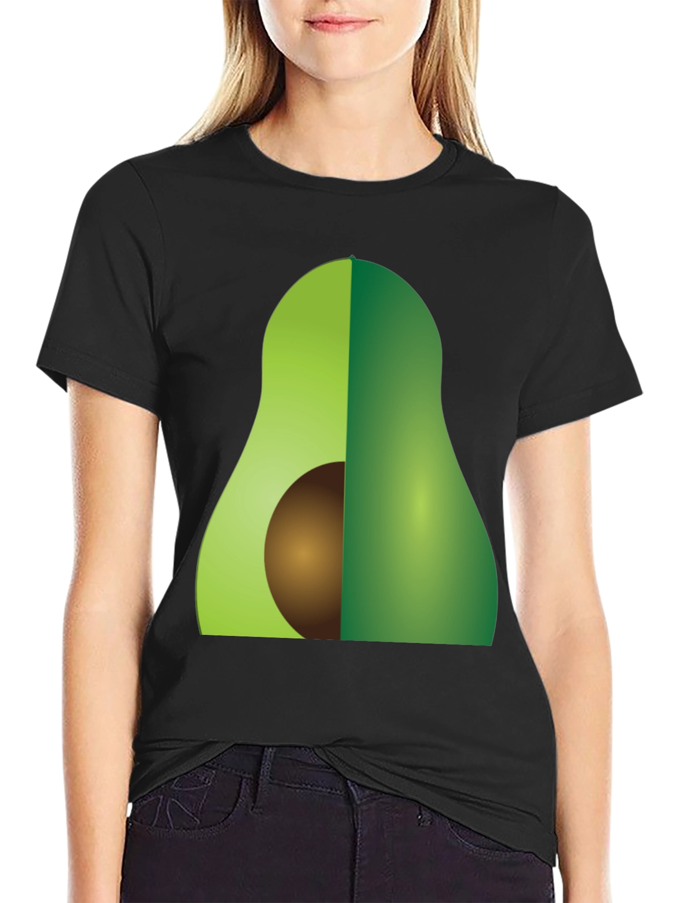 Avocado Graphic Tee - Black T-Shirt