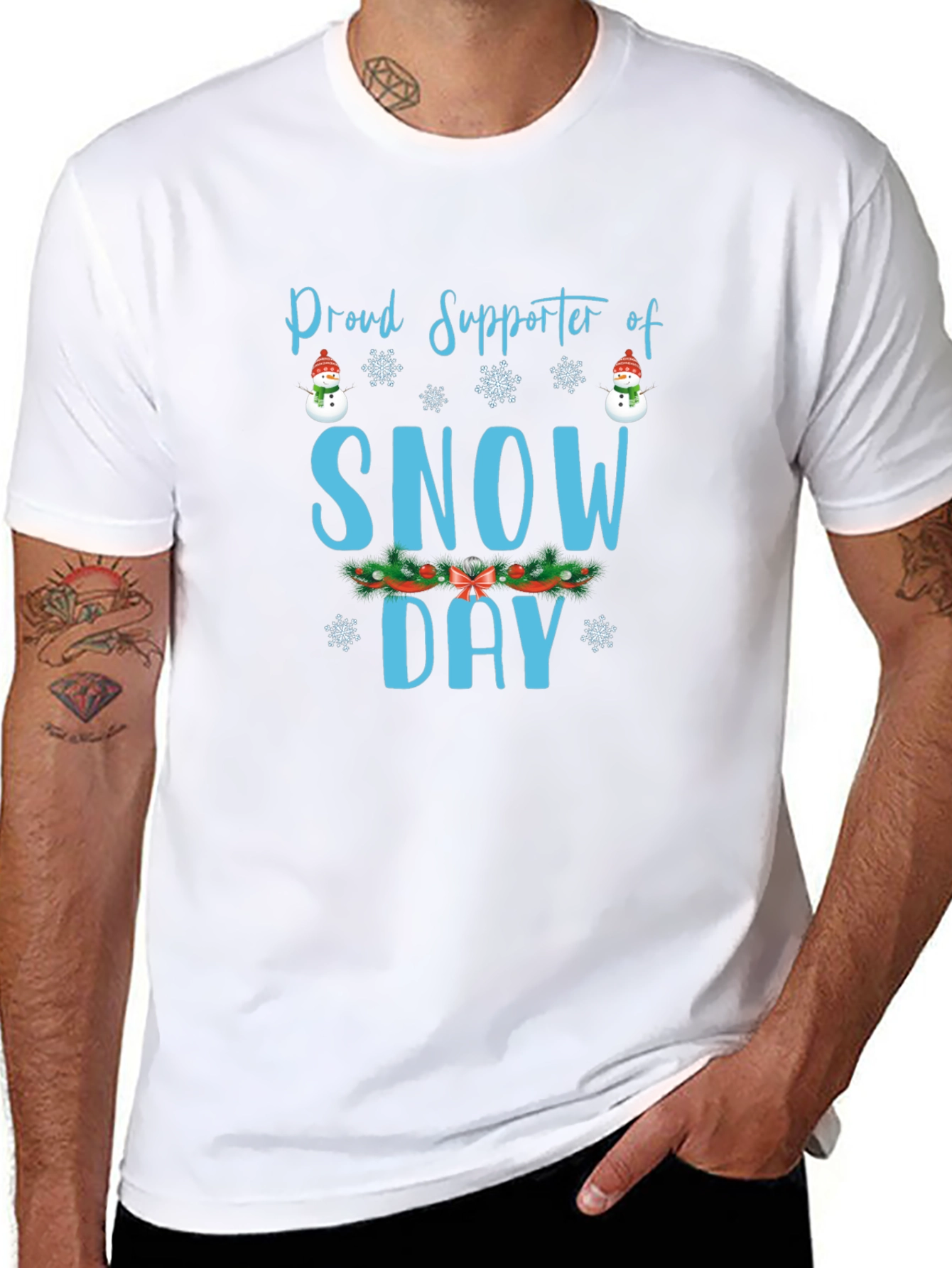 Proud Supporter of Snow Day T-Shirt
