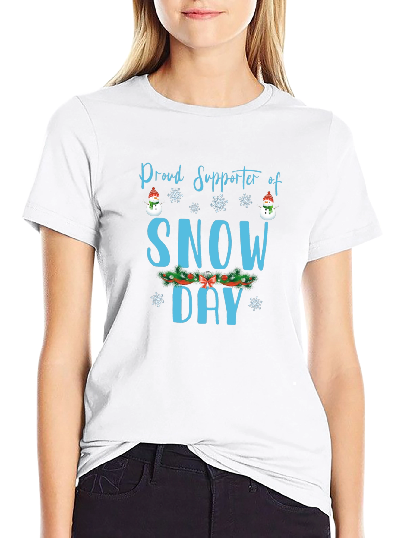 Proud Supporter of Snow Day T-Shirt