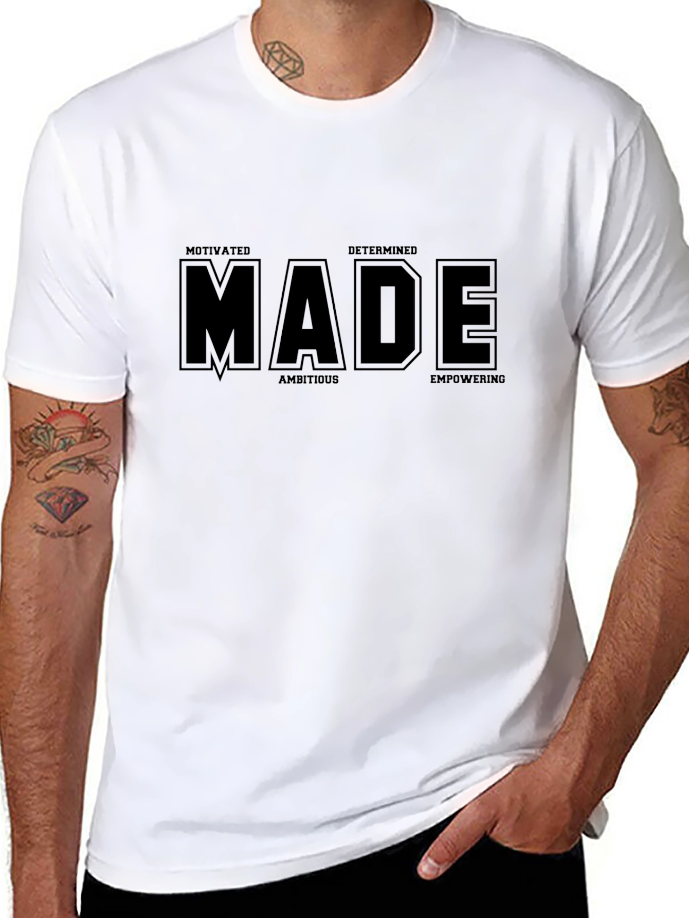 Motivated Determined Made Graphic T-Shirt