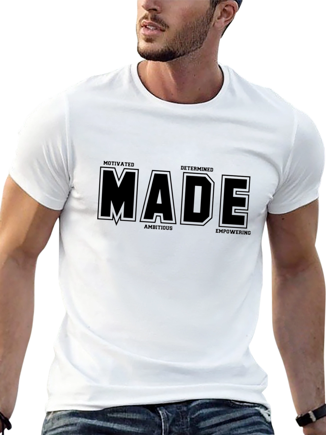 Motivated Determined Made Graphic T-Shirt