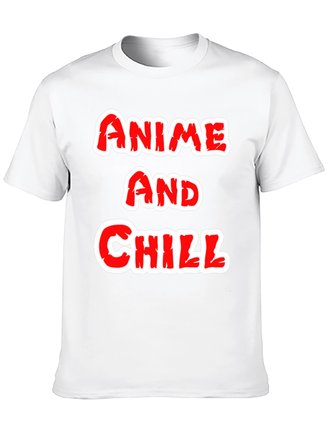 Anime and Chill Black T-Shirt