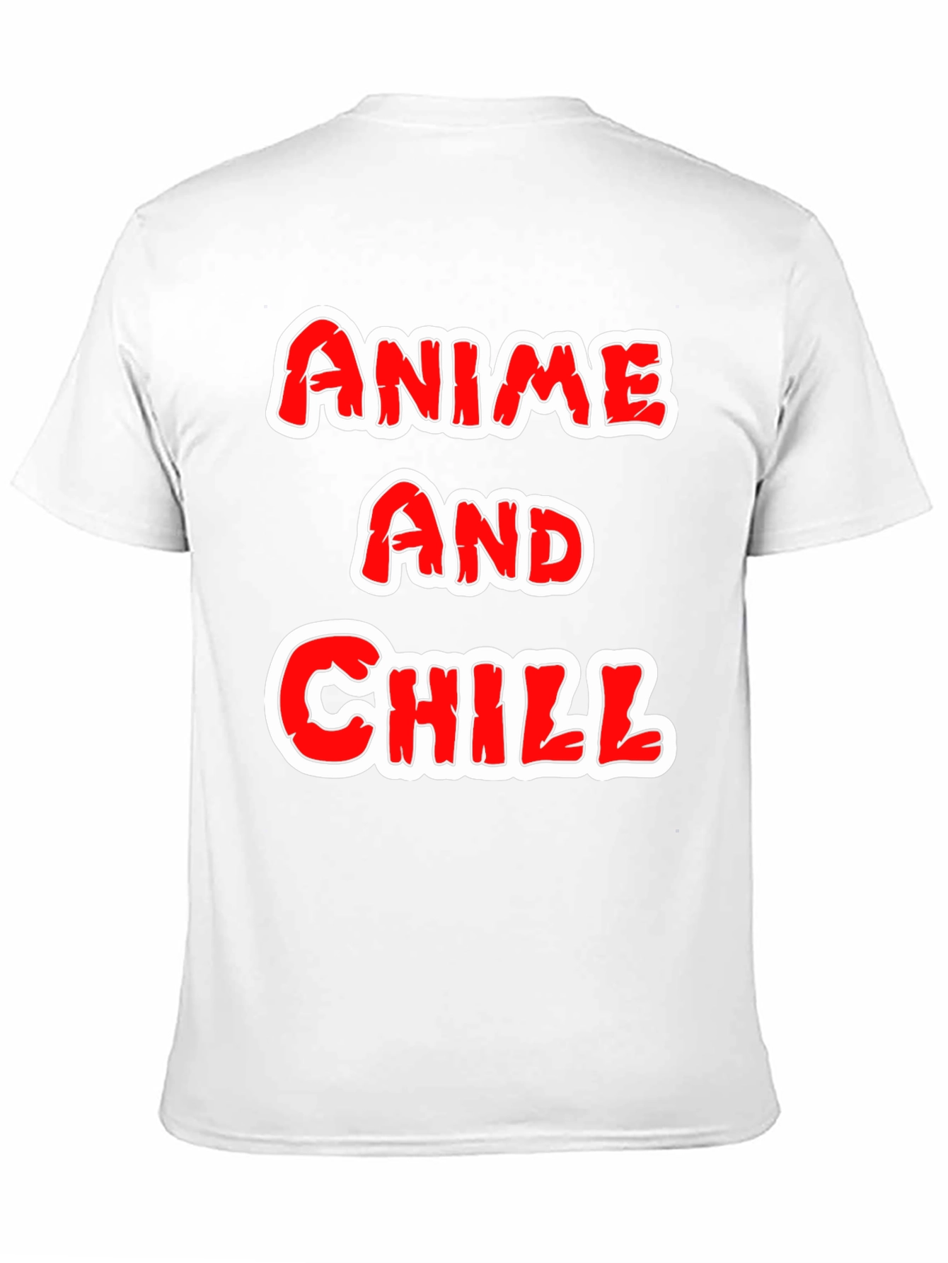 Anime and Chill Black T-Shirt