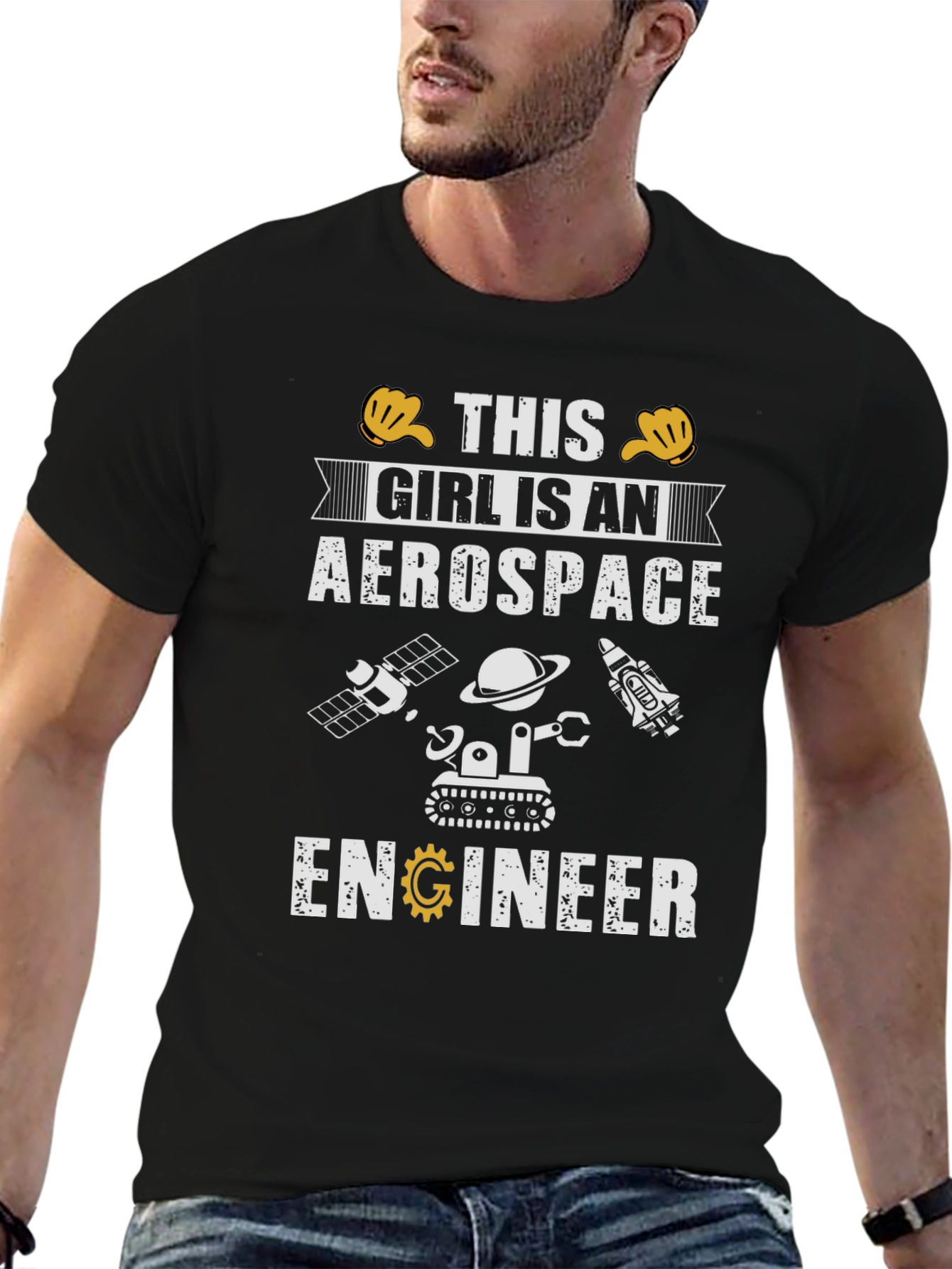 Aerospace Engineer Girl T-Shirt Funny STEM Shirt