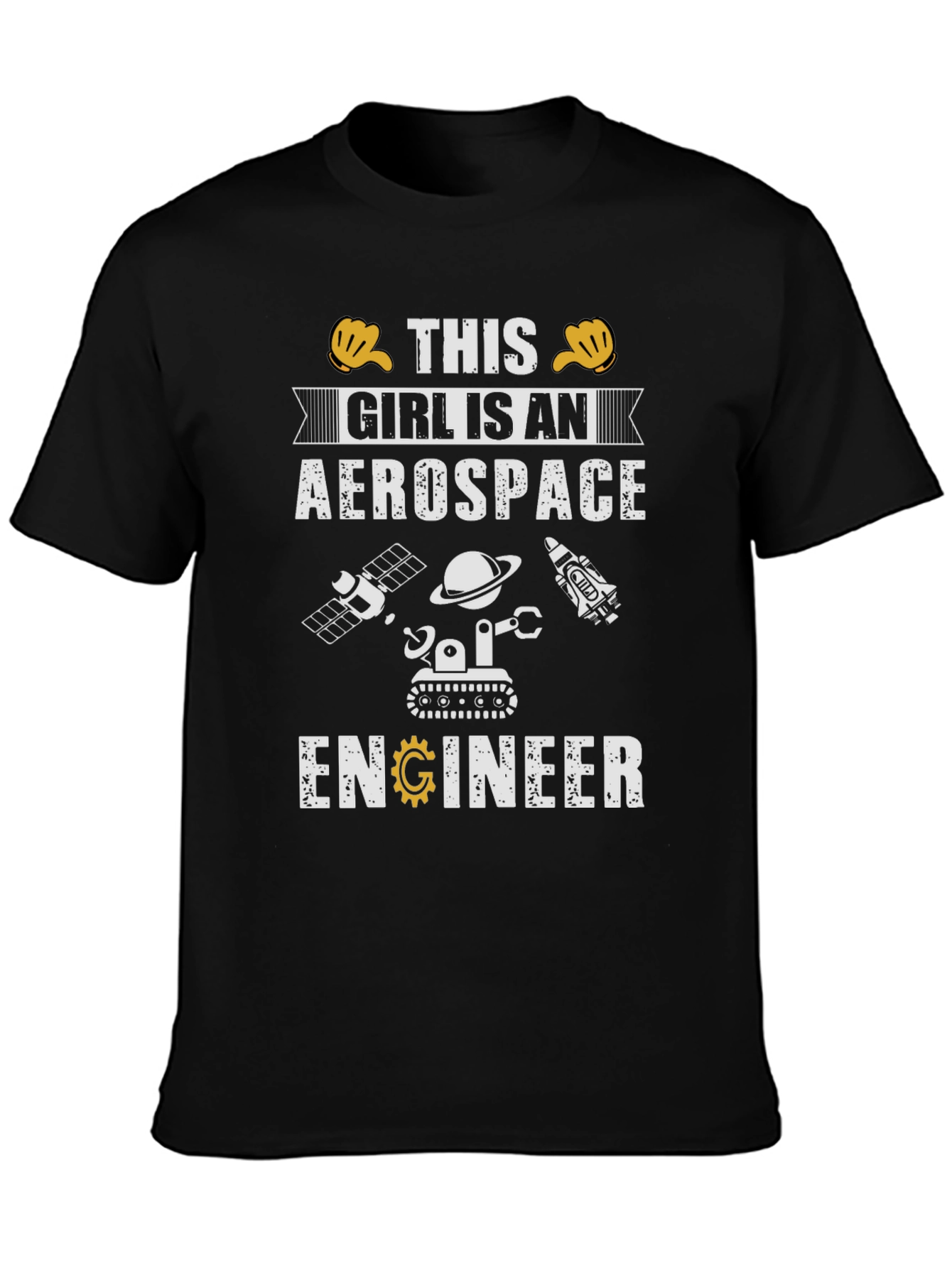 Aerospace Engineer Girl T-Shirt Funny STEM Shirt