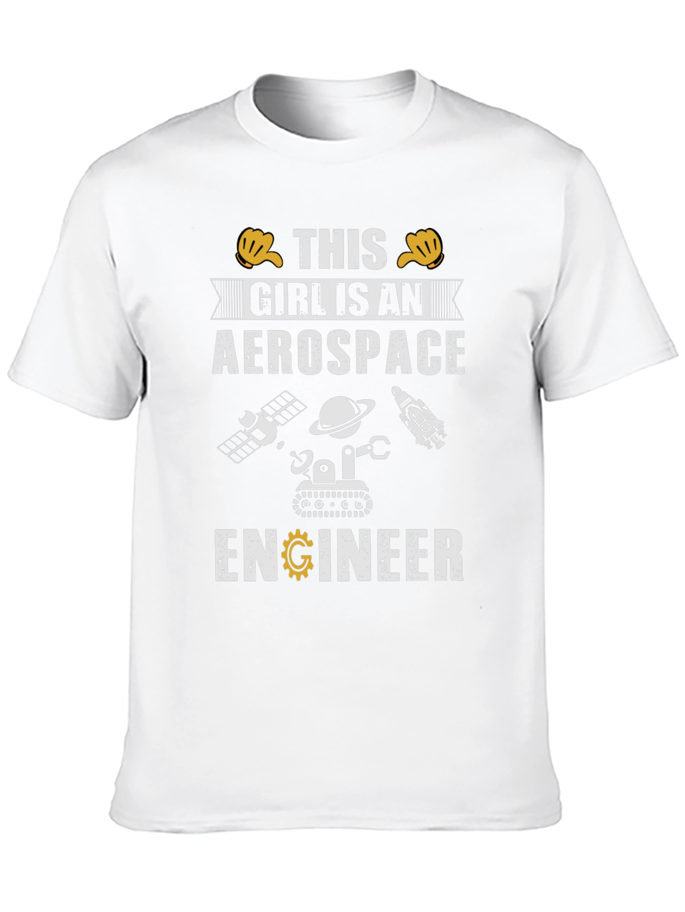 Aerospace Engineer Girl T-Shirt Funny STEM Shirt