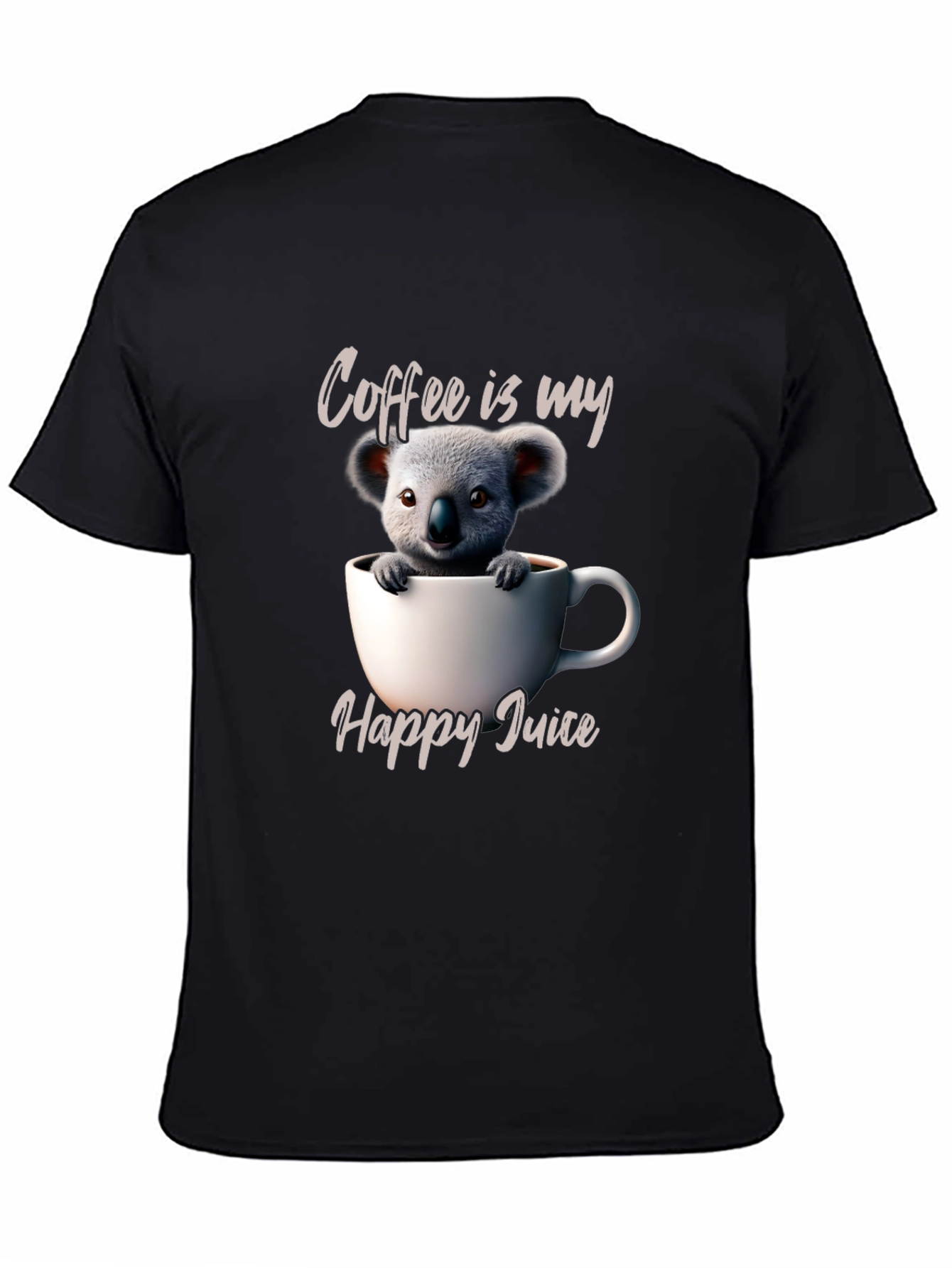 Cute Koala Coffee T-Shirt - Happy Juice