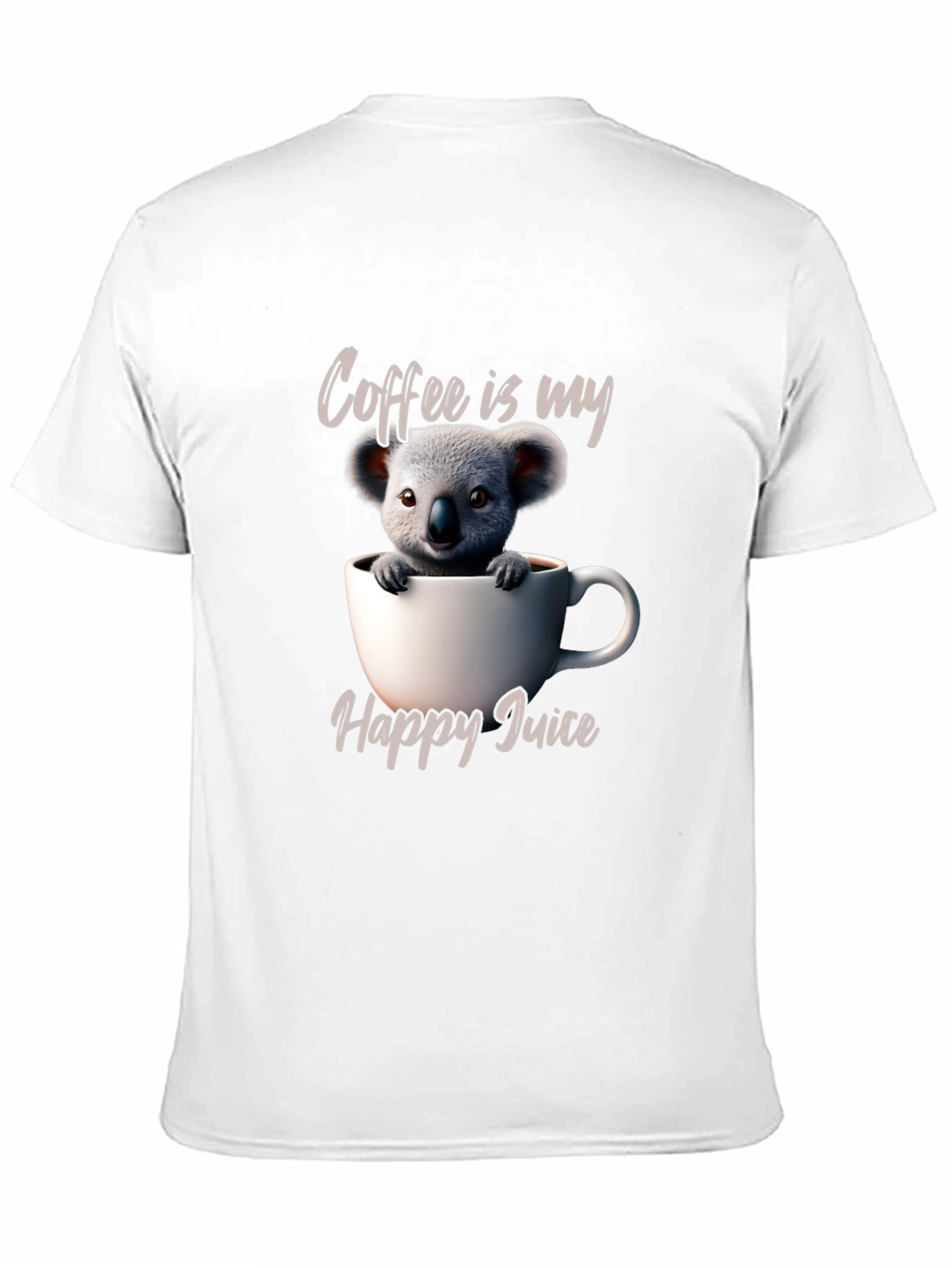 Cute Koala Coffee T-Shirt - Happy Juice
