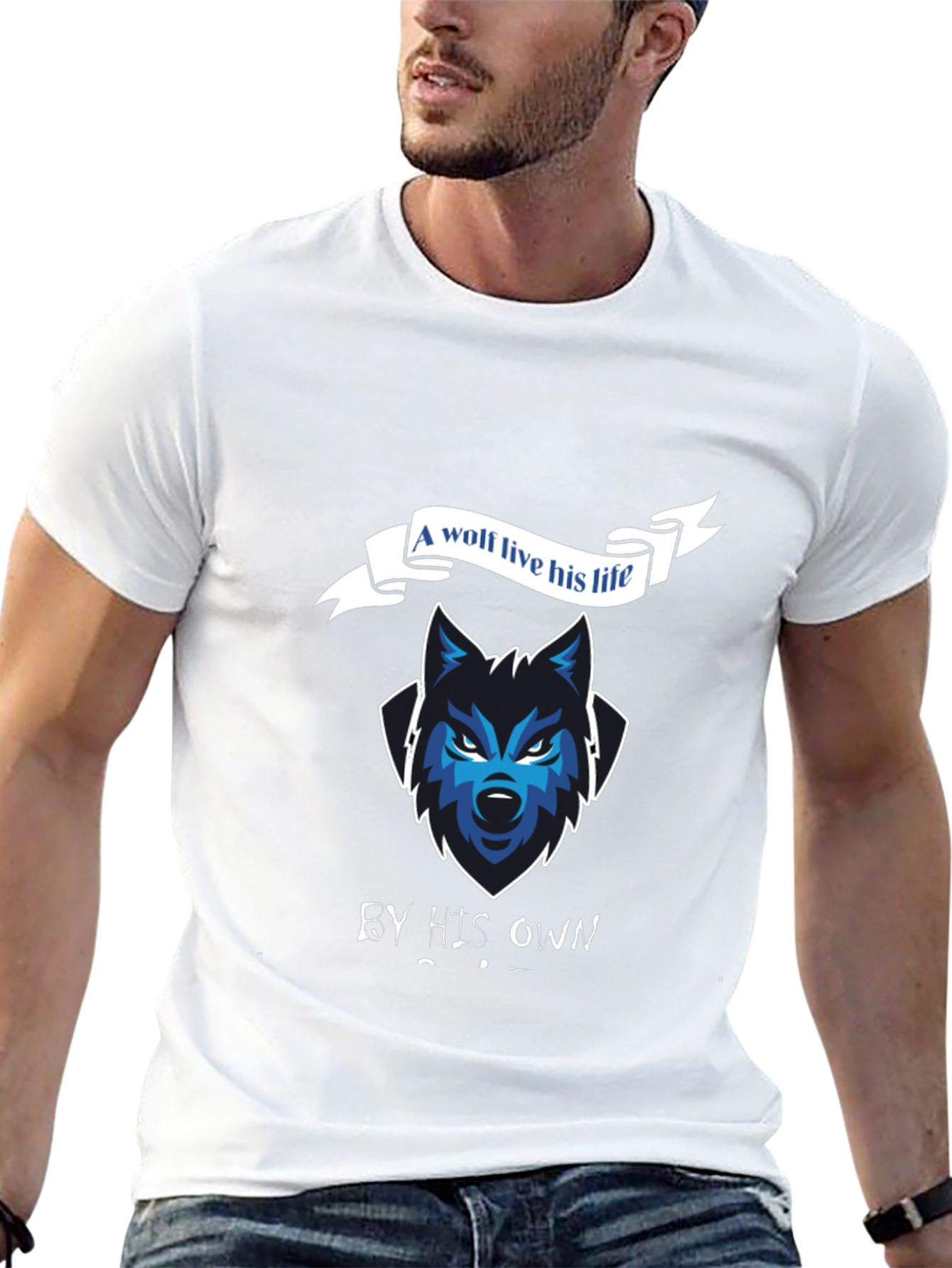 Wolf Life Black T-Shirt - Mens Graphic Tee