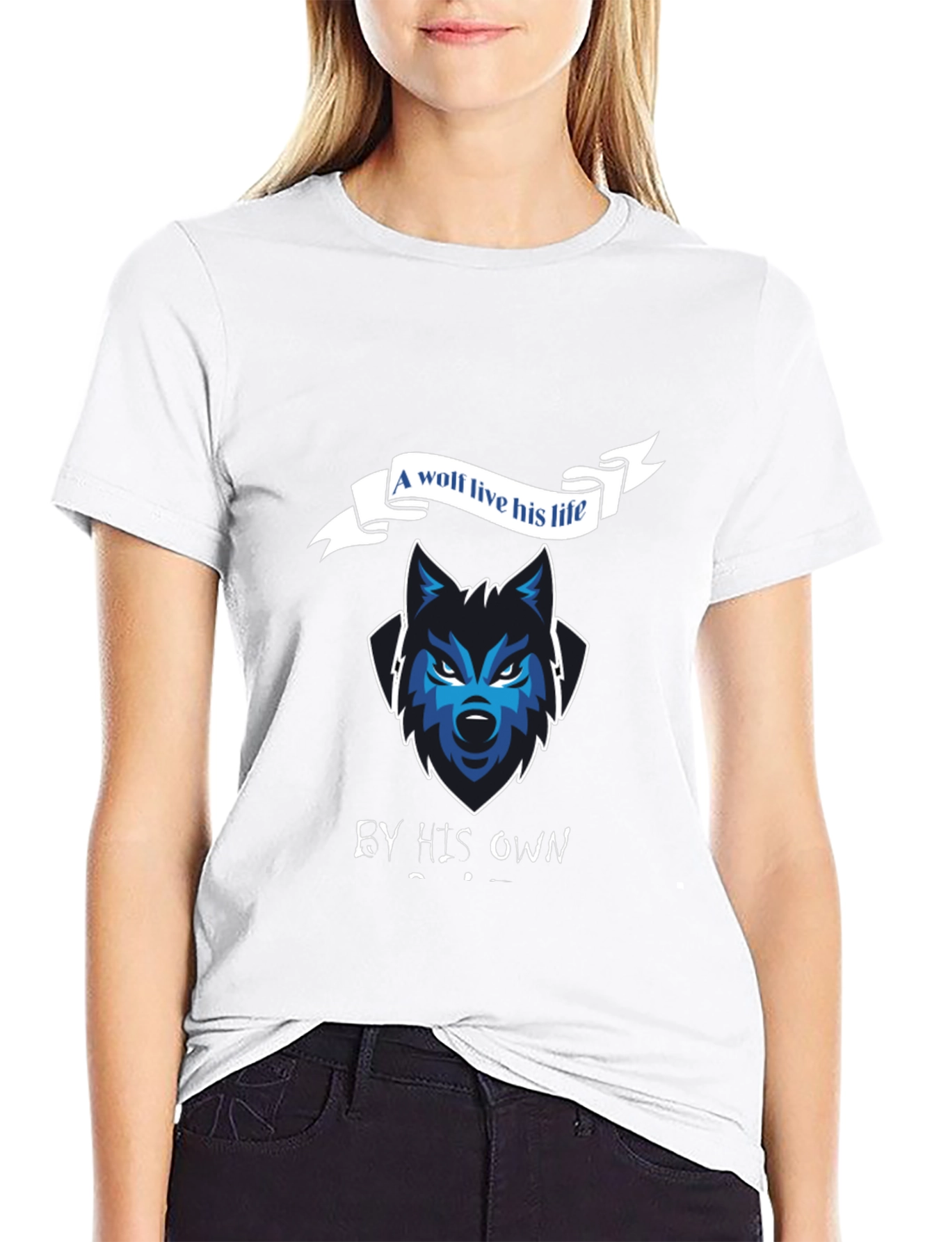 Wolf Life Black T-Shirt - Mens Graphic Tee