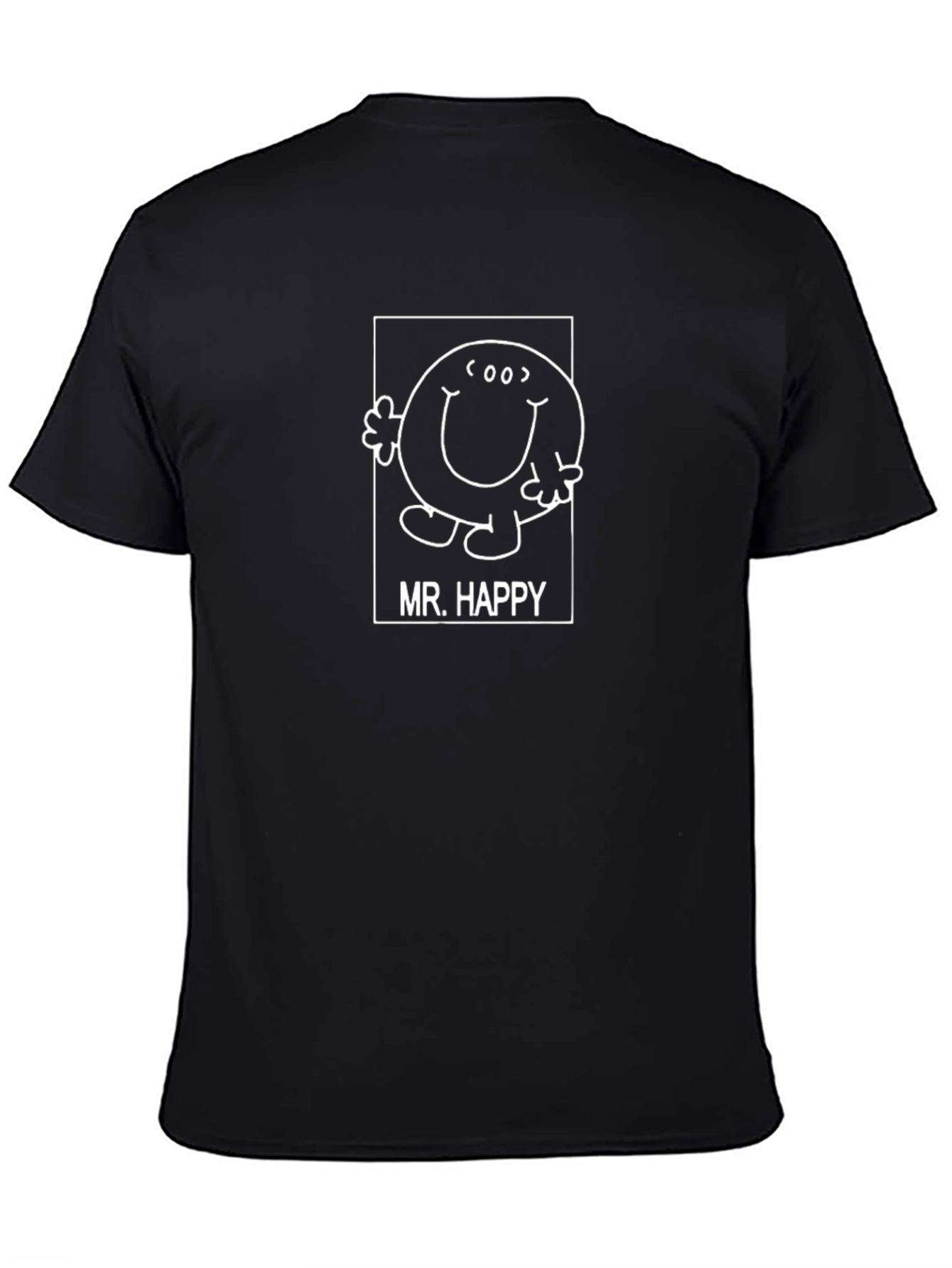 Mr. Happy Graphic Tee - Classic Cartoon Style
