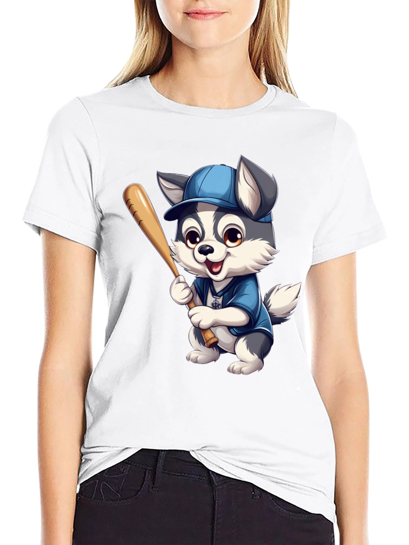 Husky Baseball T-Shirt