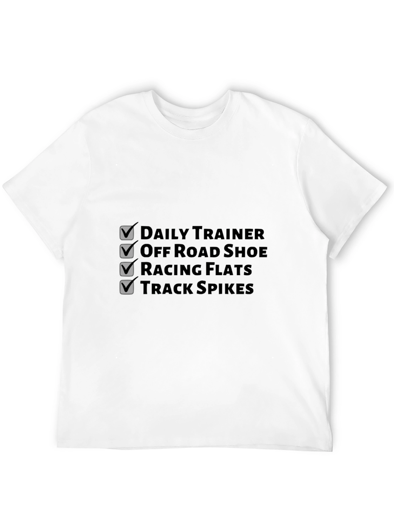 Runners Checklist T-Shirt