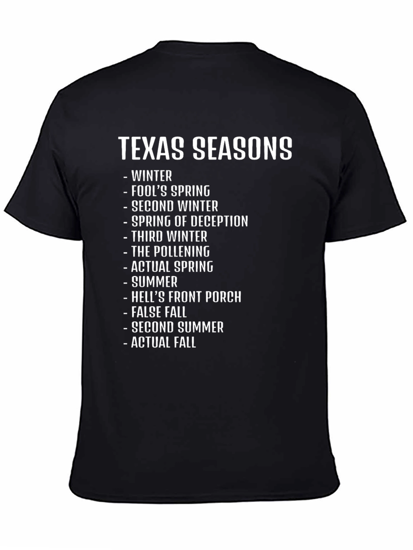 Texas Seasons Graphic T-Shirt