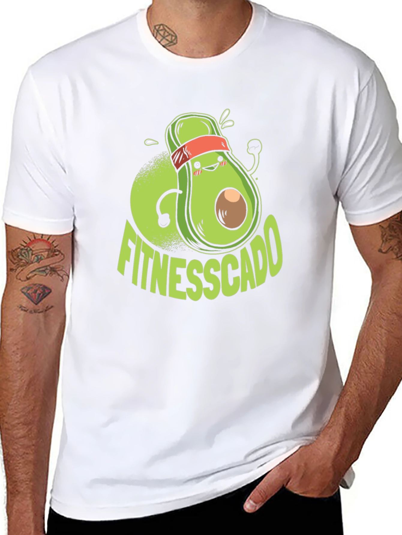 Fitnesscado Avocado Gym Workout T-Shirt